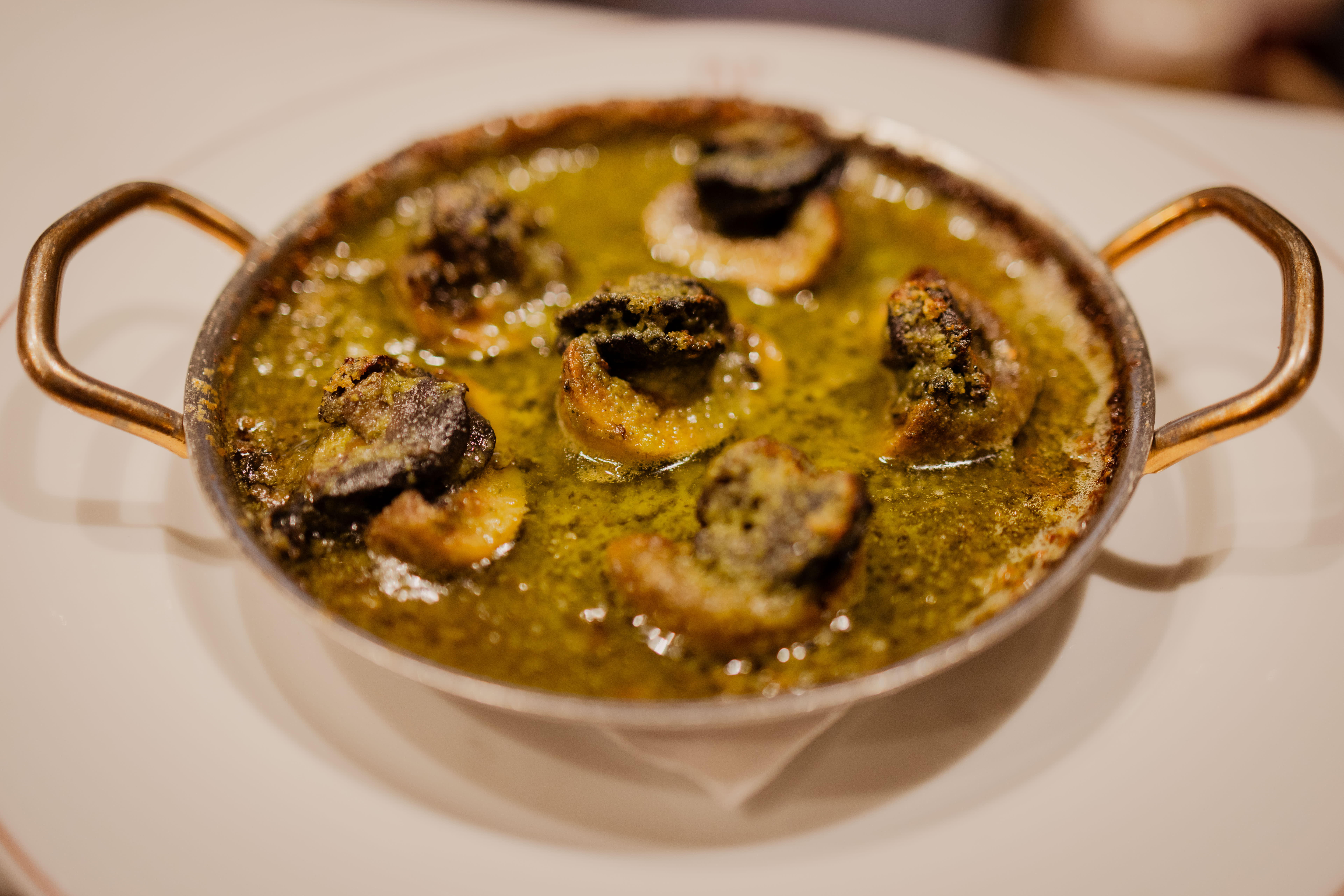 Snegler står på menyen. 