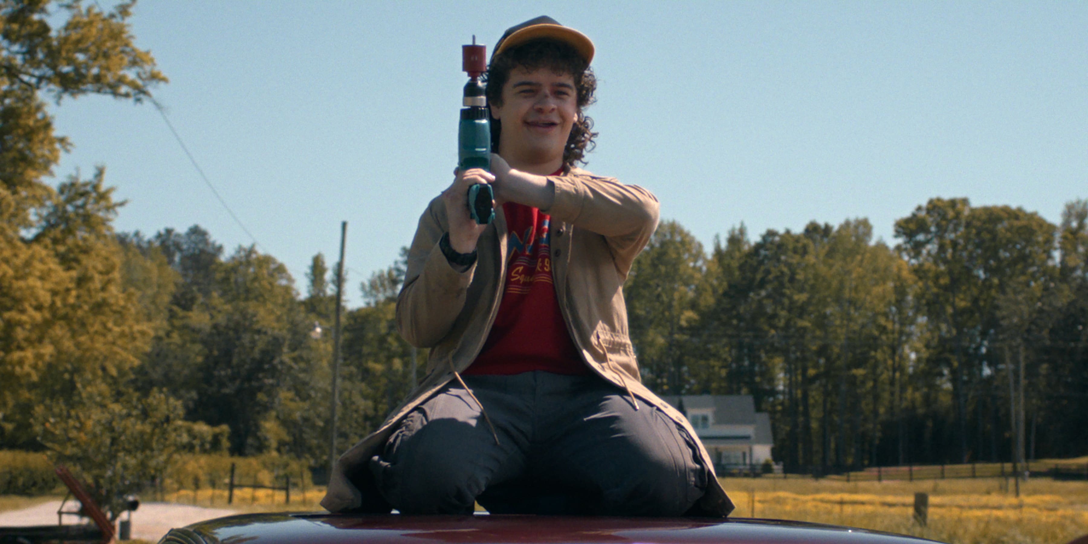 Gaten Matarazzo er Dustin Henderson, Hawkins egen Petter Smart. 