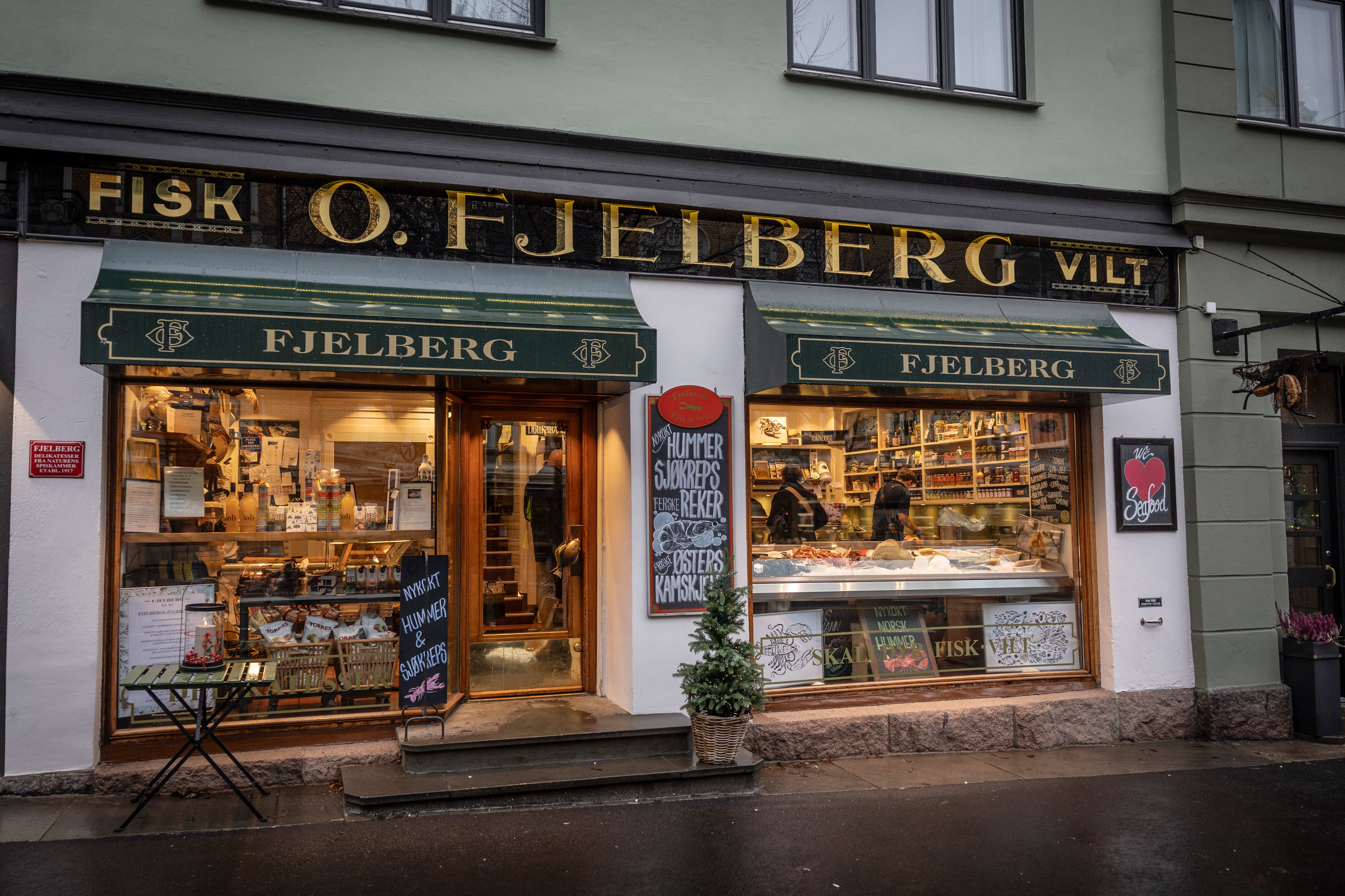 Fjelberg Fisk & Vilt er en av de legendariske butikkene i Bygdøy allé.