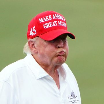 Donald Trump stilte ikke til start i golfturnering, men hevder likevel at han vant