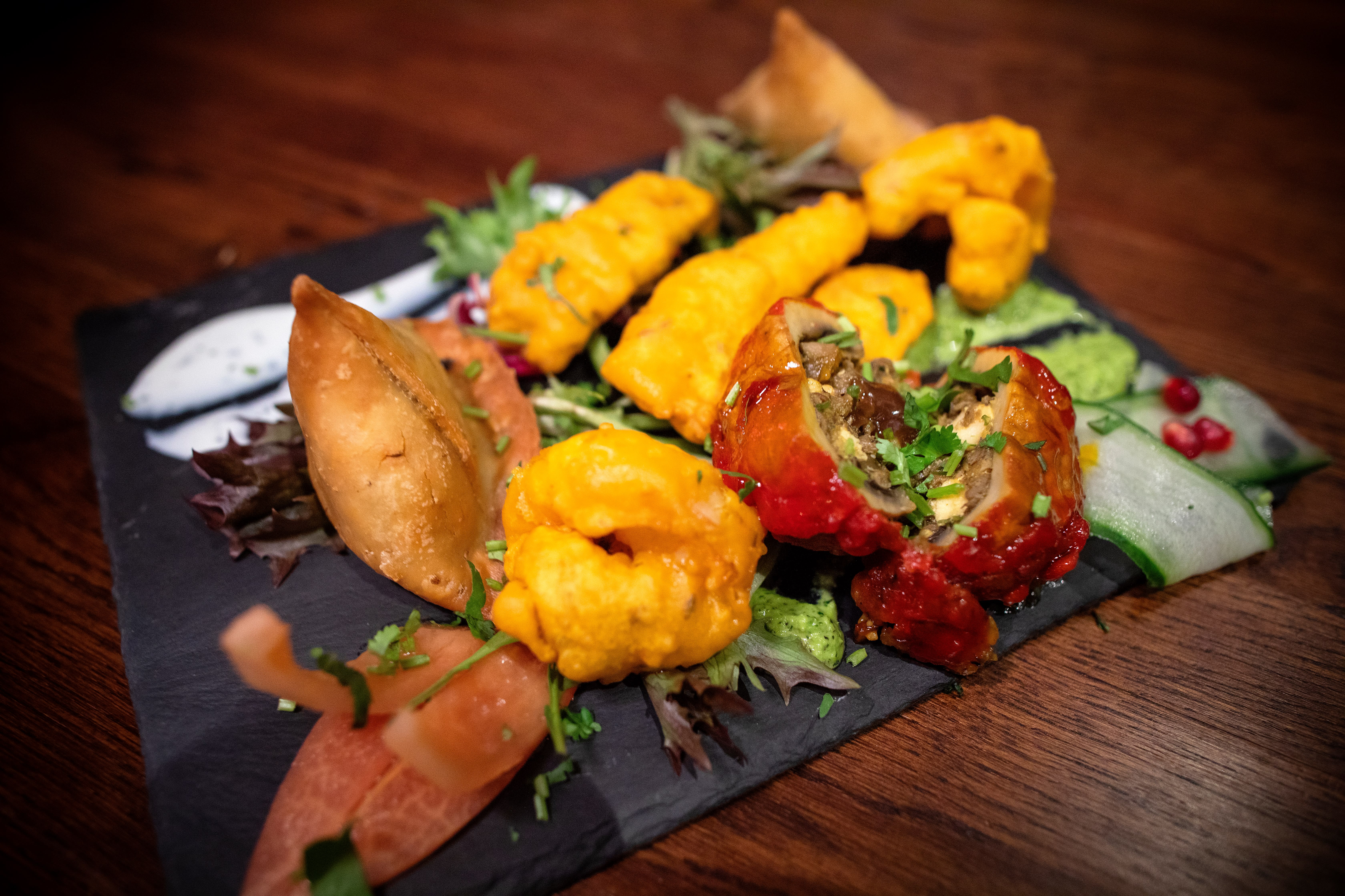 Khushis forrettsmiks har mye godt å by på.