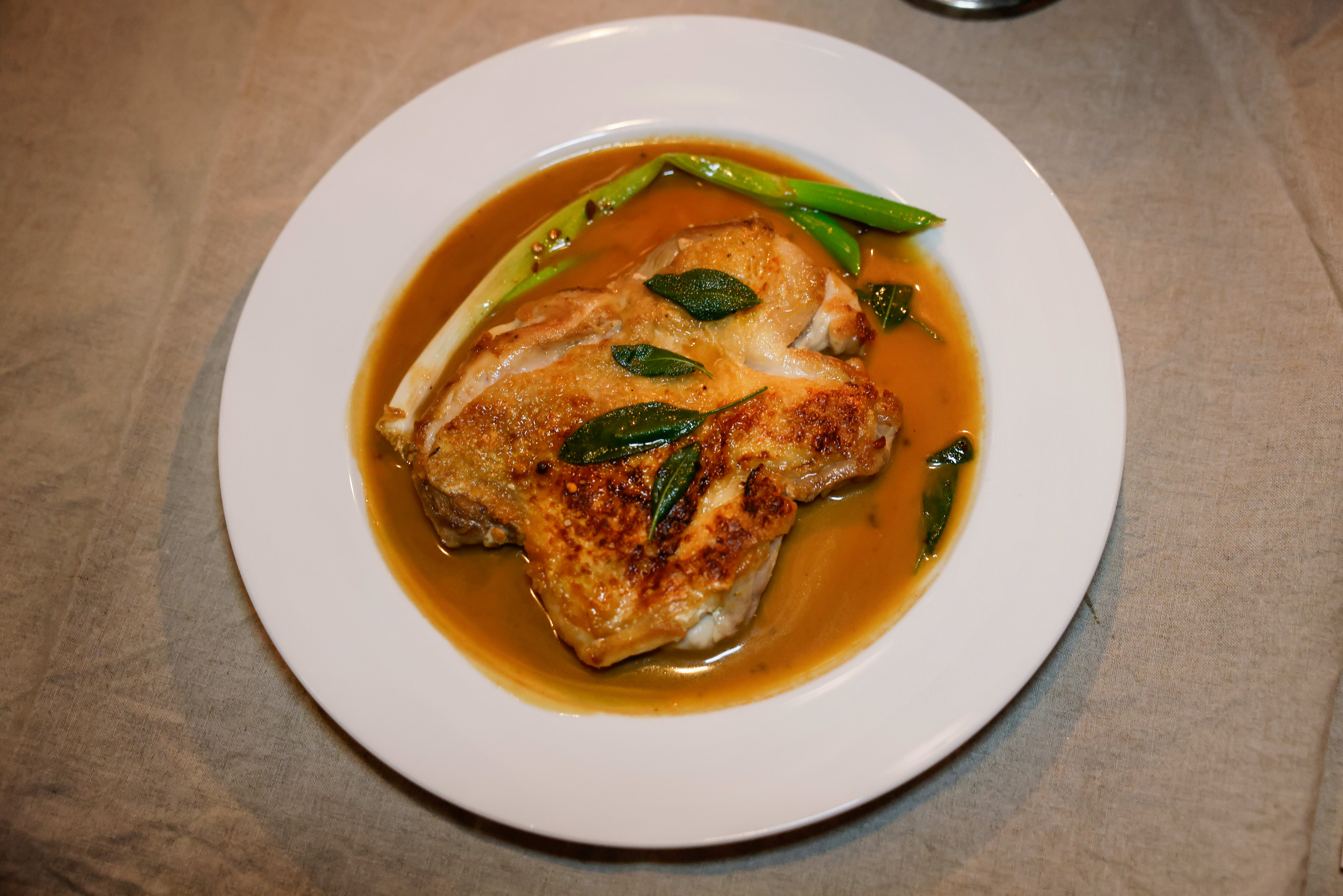 En enkel, men veldig smakfull kyllingrett.