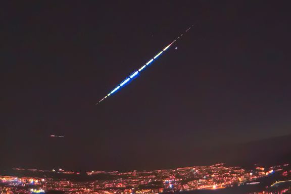Her suser meteoren over Oslo i 40.000 kilometer i timen