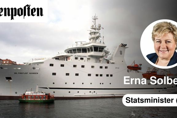 Norsk lederskap for bærekraftige hav| statsminister Erna Solberg