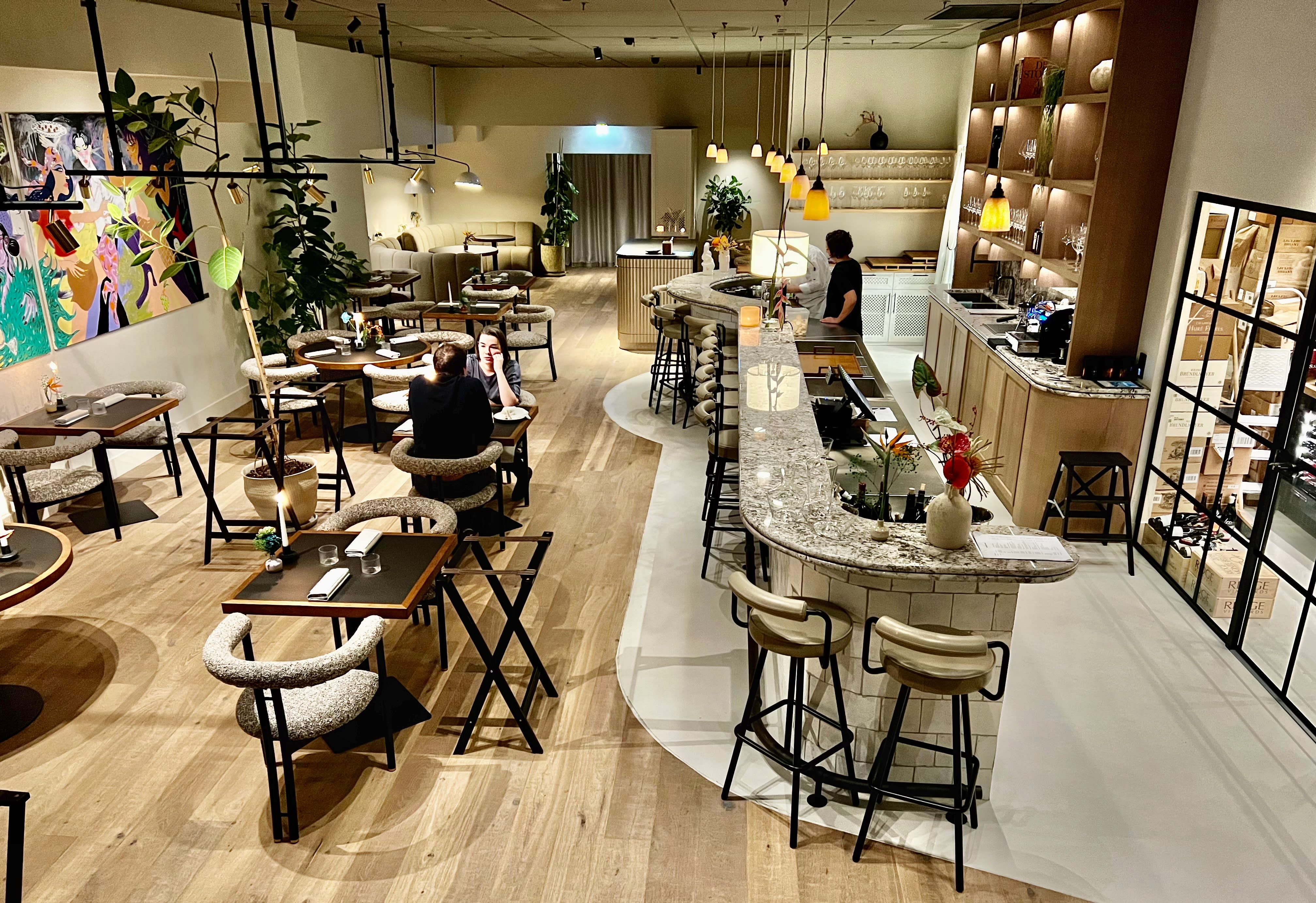 Lyst og lekkert lokale. 