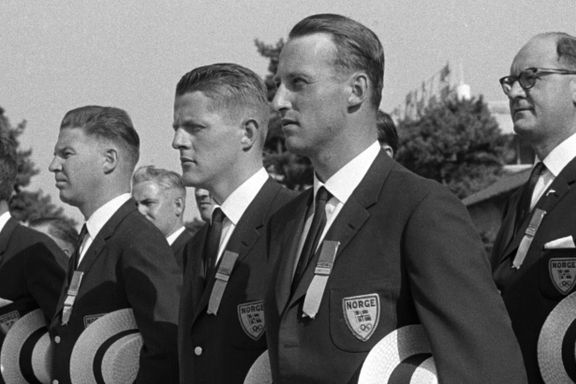 Tokyo 1964: I OL-troppen i Tokyo var det en helt spesiell deltager. Kronprins Harald ble omsvermet.