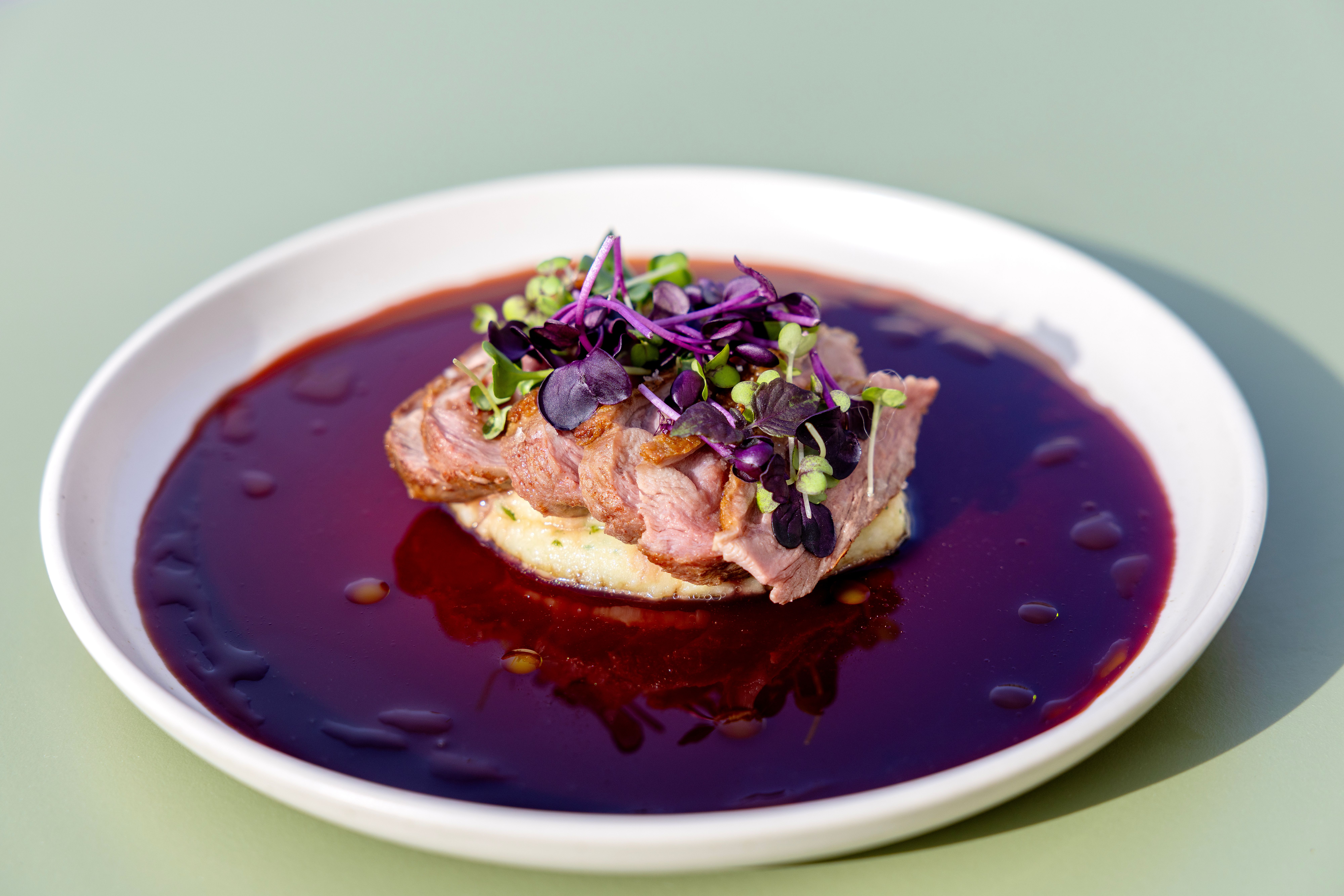Når fotografen er på restauranten får han servert en litt annen versjon av ukens minutt-biff.
