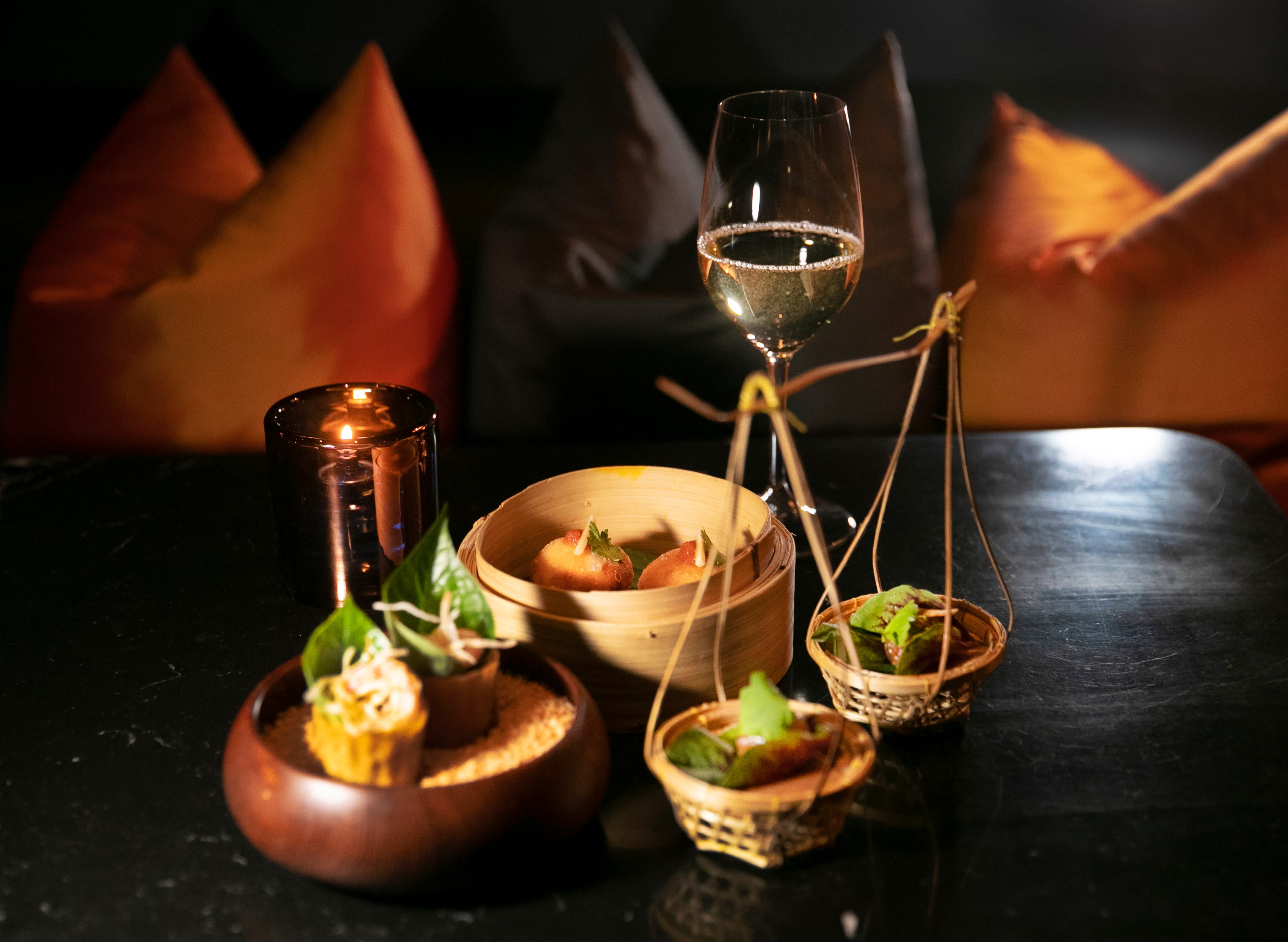 Fargerike og spennende retter hos Plah. 