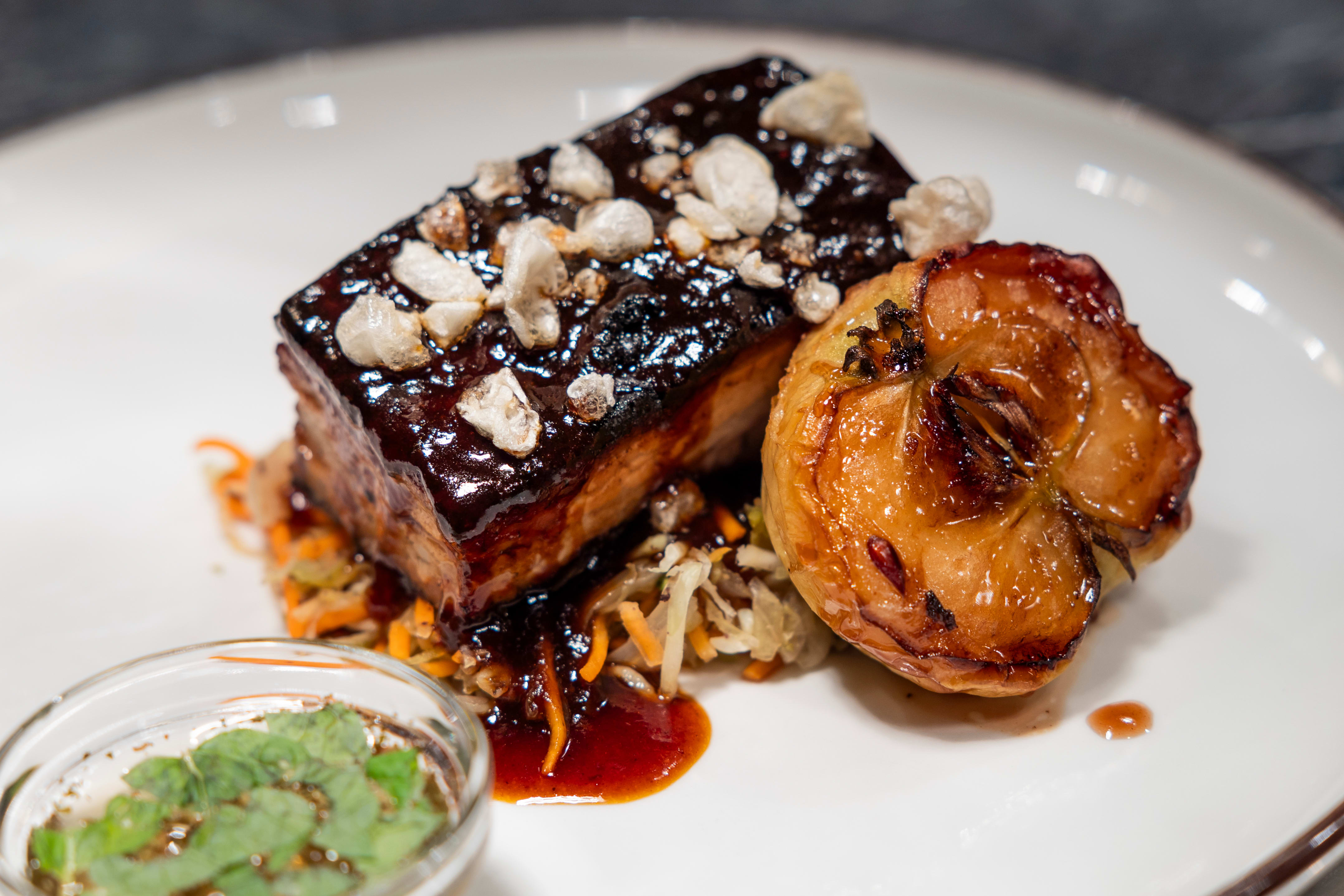 For en genial rett! Tungt og lett hånd i hånd.