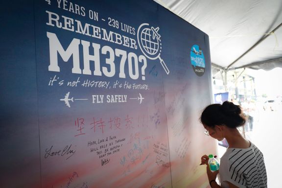  Utelukker ikke at det forsvunne MH370-flyet ble kontrollert utenfra 