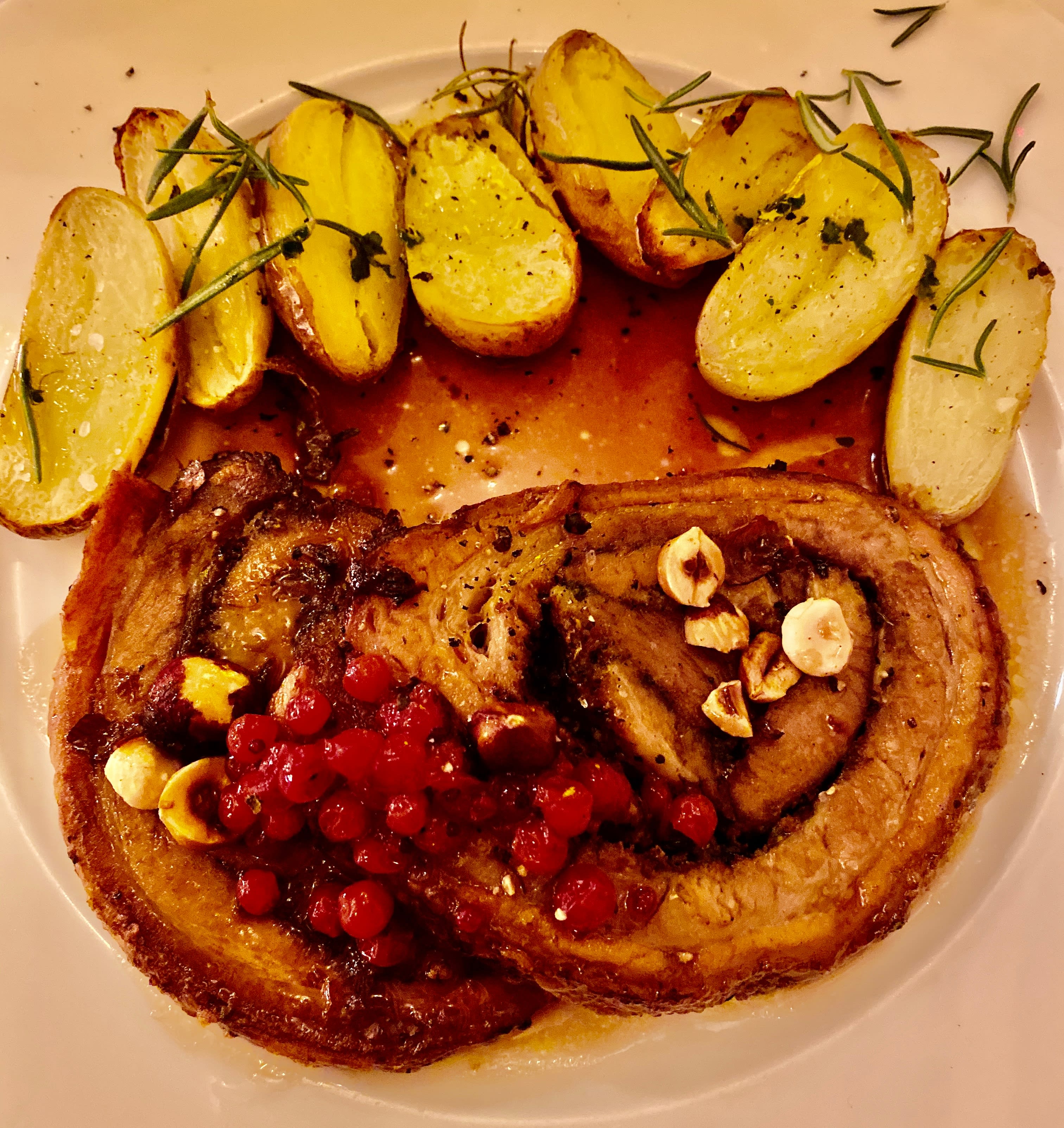 Skuffende porchetta. 