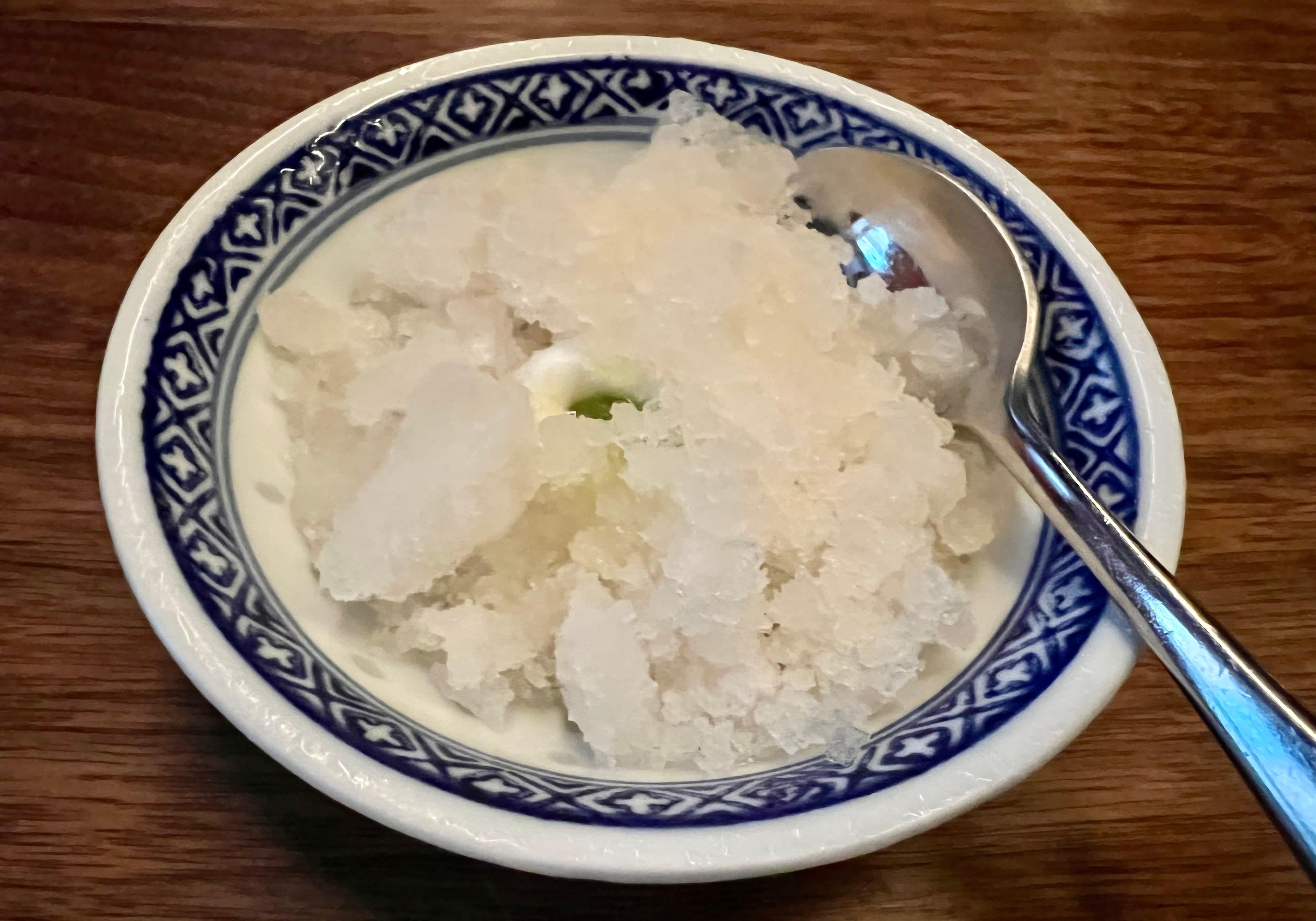 Frisk og god gratiné med kremost og mynte.