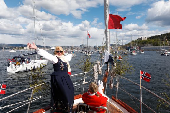 Over tusen festpyntede fartøy dukket opp i Oslo: – For et syn! 