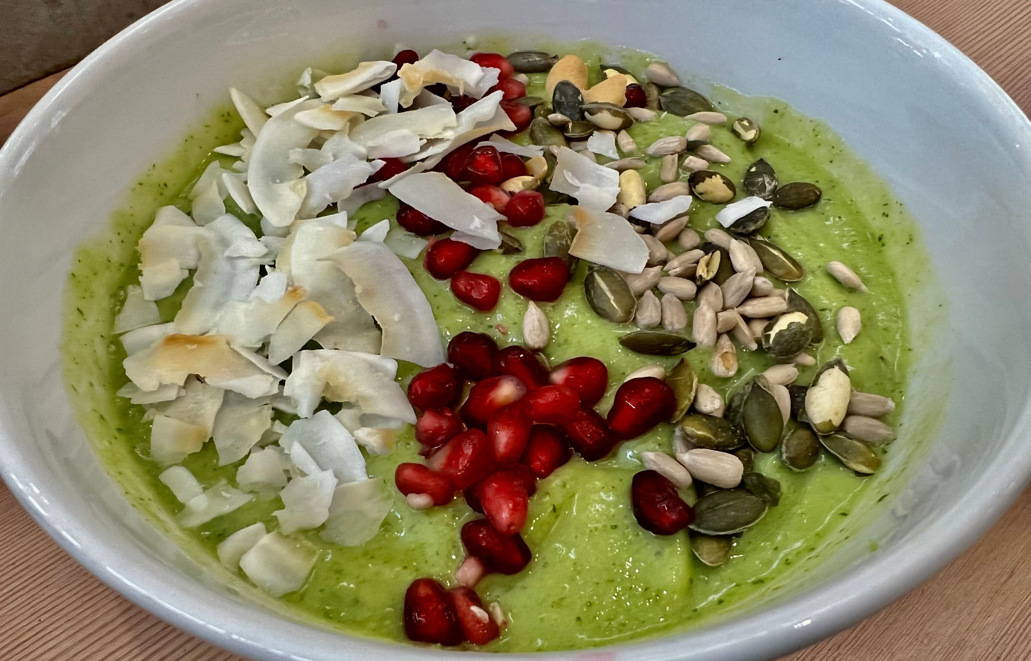 Mye vegetarmat på menyen hos Haven. 