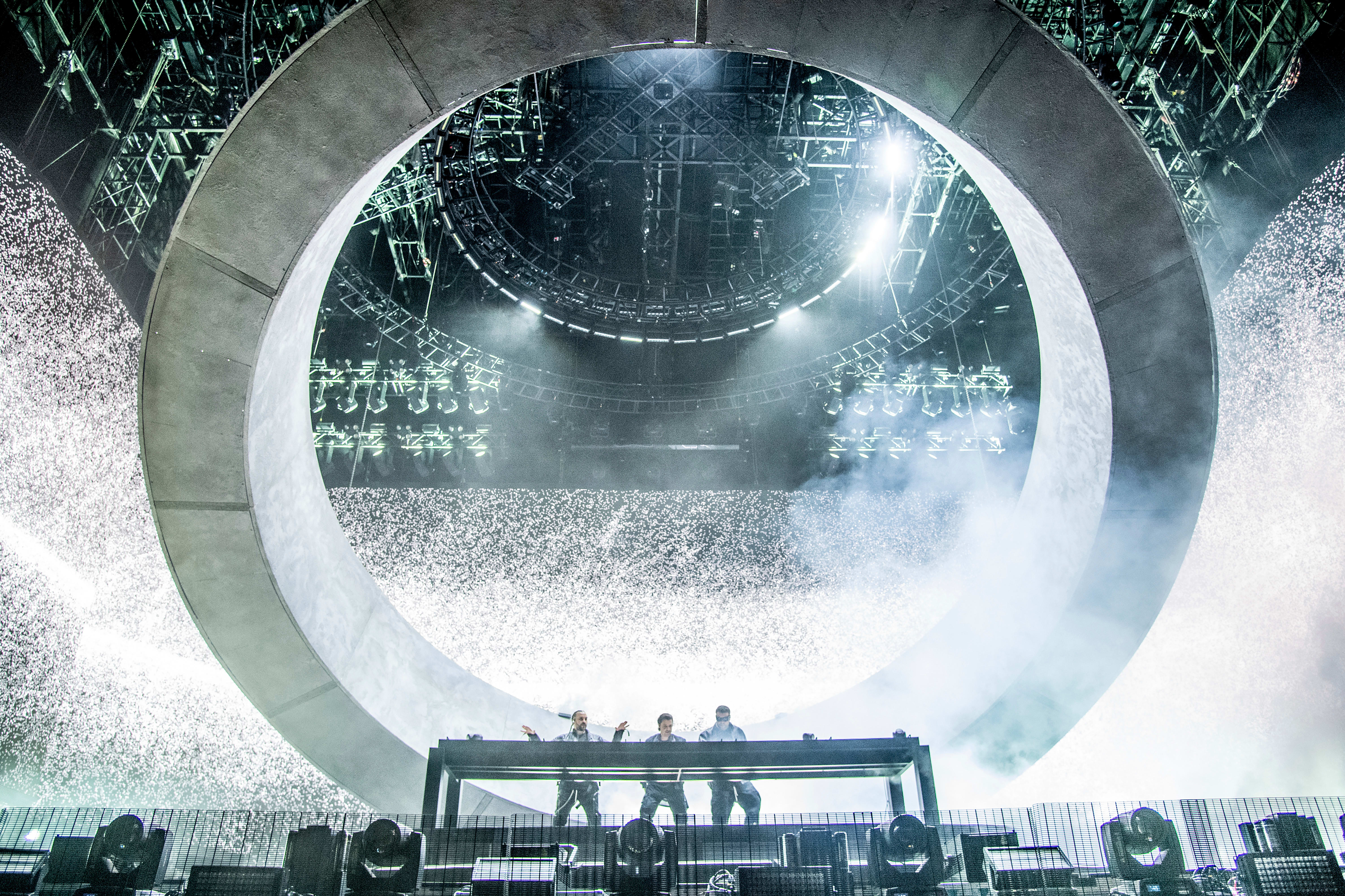 Swedish House Mafia tok elektronikaen til EDM og de massive scenene verden over. Her fra Coachella i 2022.