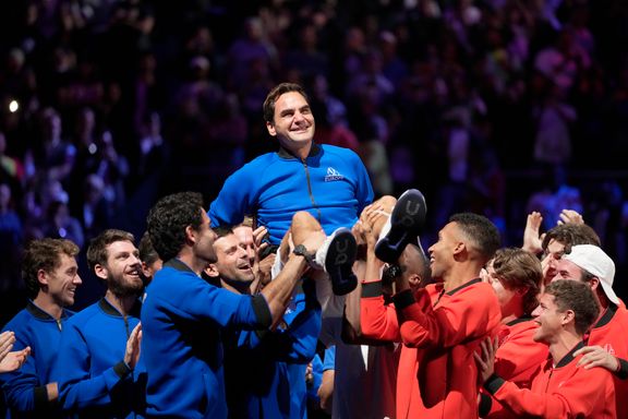 Federer strigråt i avskjeden: – Jeg kunne ikke vært lykkeligere