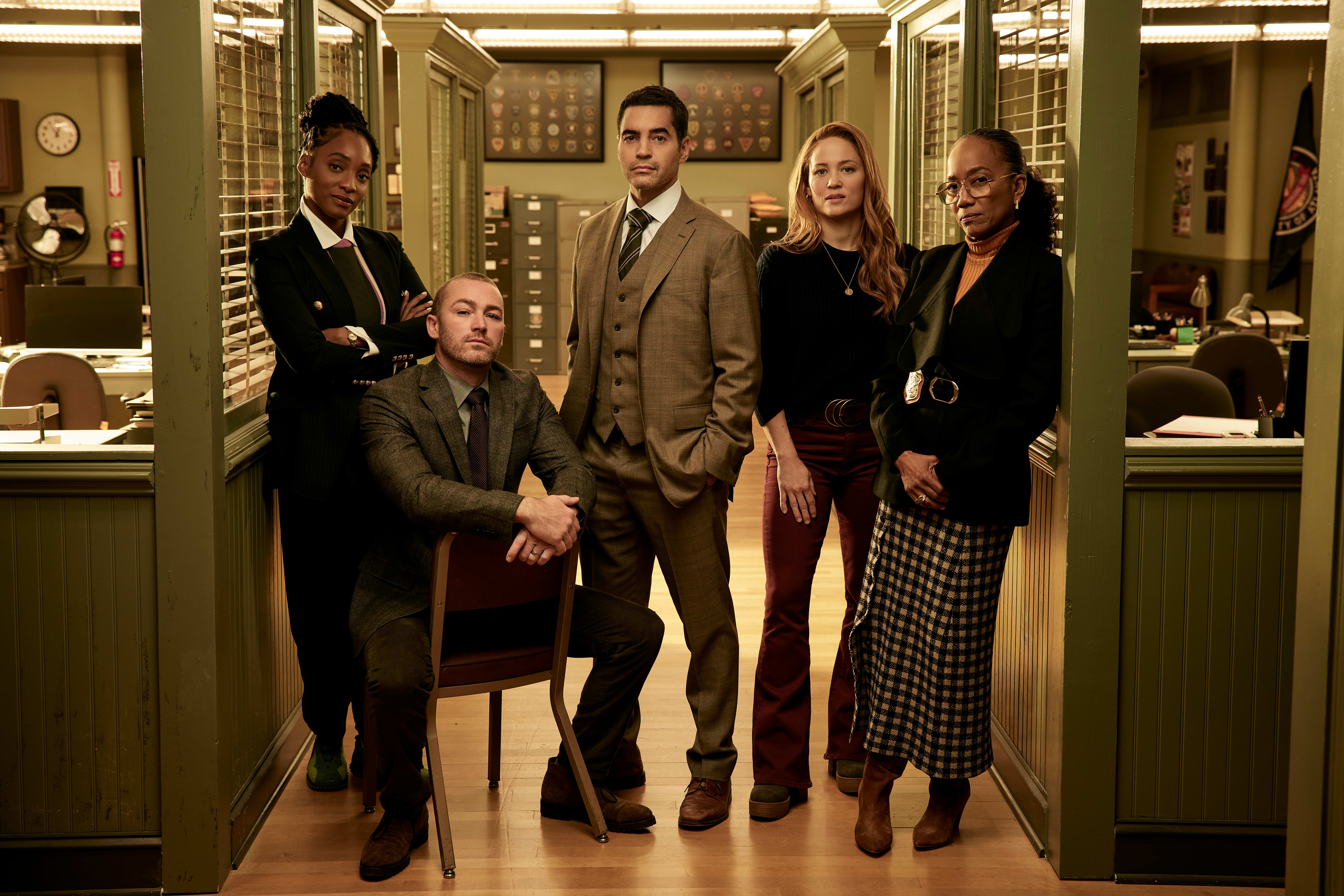 Faith Mitchell (Iantha Richardson), Michael Ormewood (Jake McLaughlin), Will Trent (Ramón Rodríguez), Angie Polanski (Erika Christensen) og Amanda Wagner (Sonja Sohn).