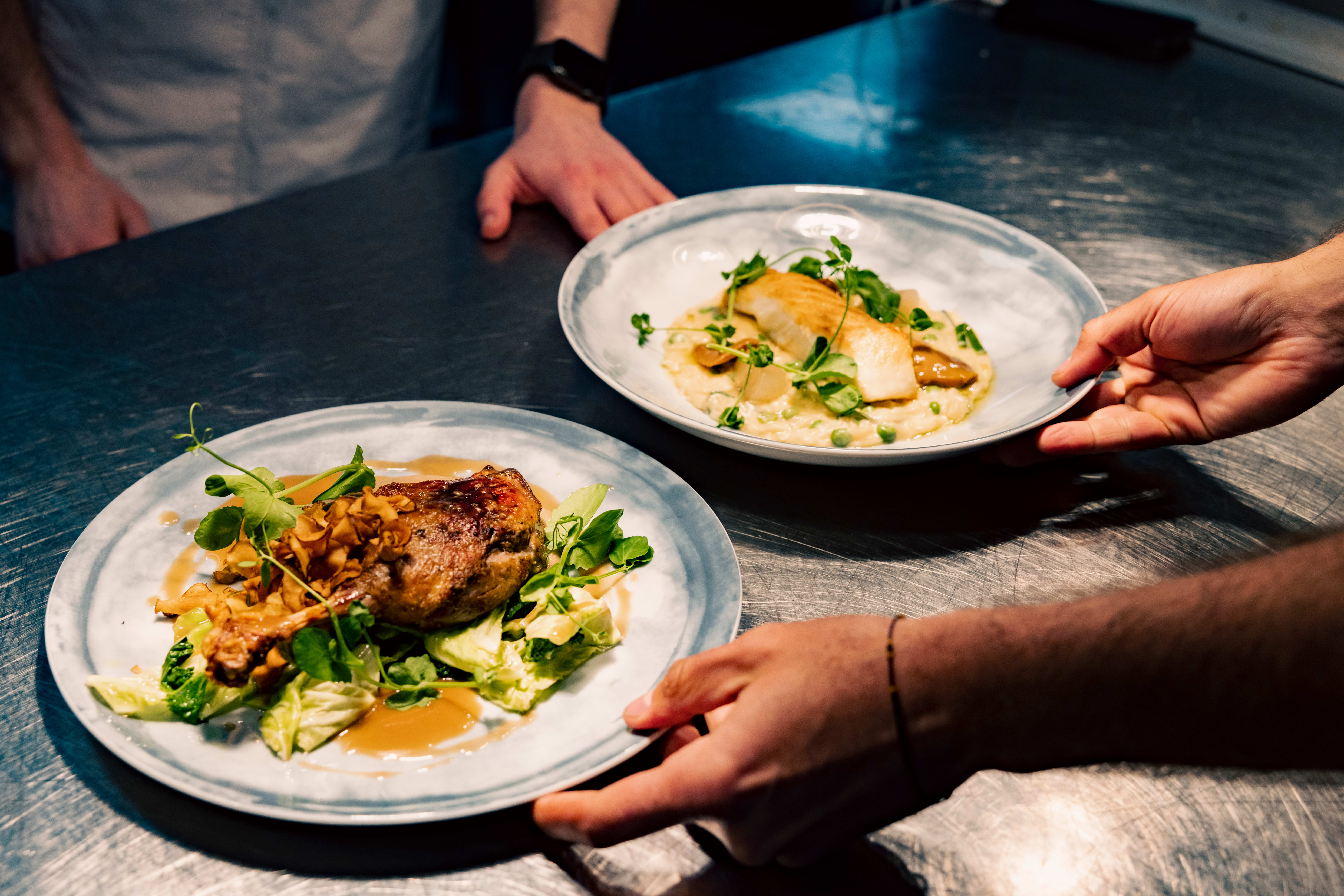 Hovedrettene var kveldens høydepunkter.