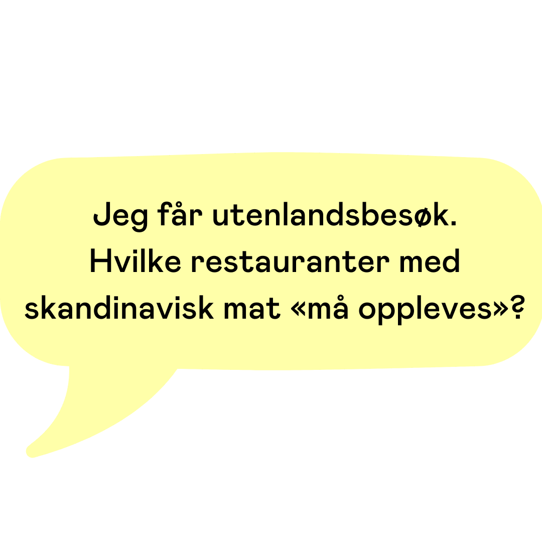 Hvilke spisesteder i Oslos er rimelige, men også bra? Hvor burde jeg spise i Bjørvika?