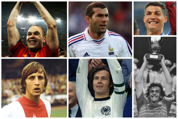 Fredag starter fotball-EM. Vi har kåret tidenes 50 beste fotballspillere i Europa.