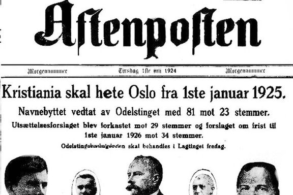 Da «Kristiania» skulle bli til «Oslo», ble det bråk 