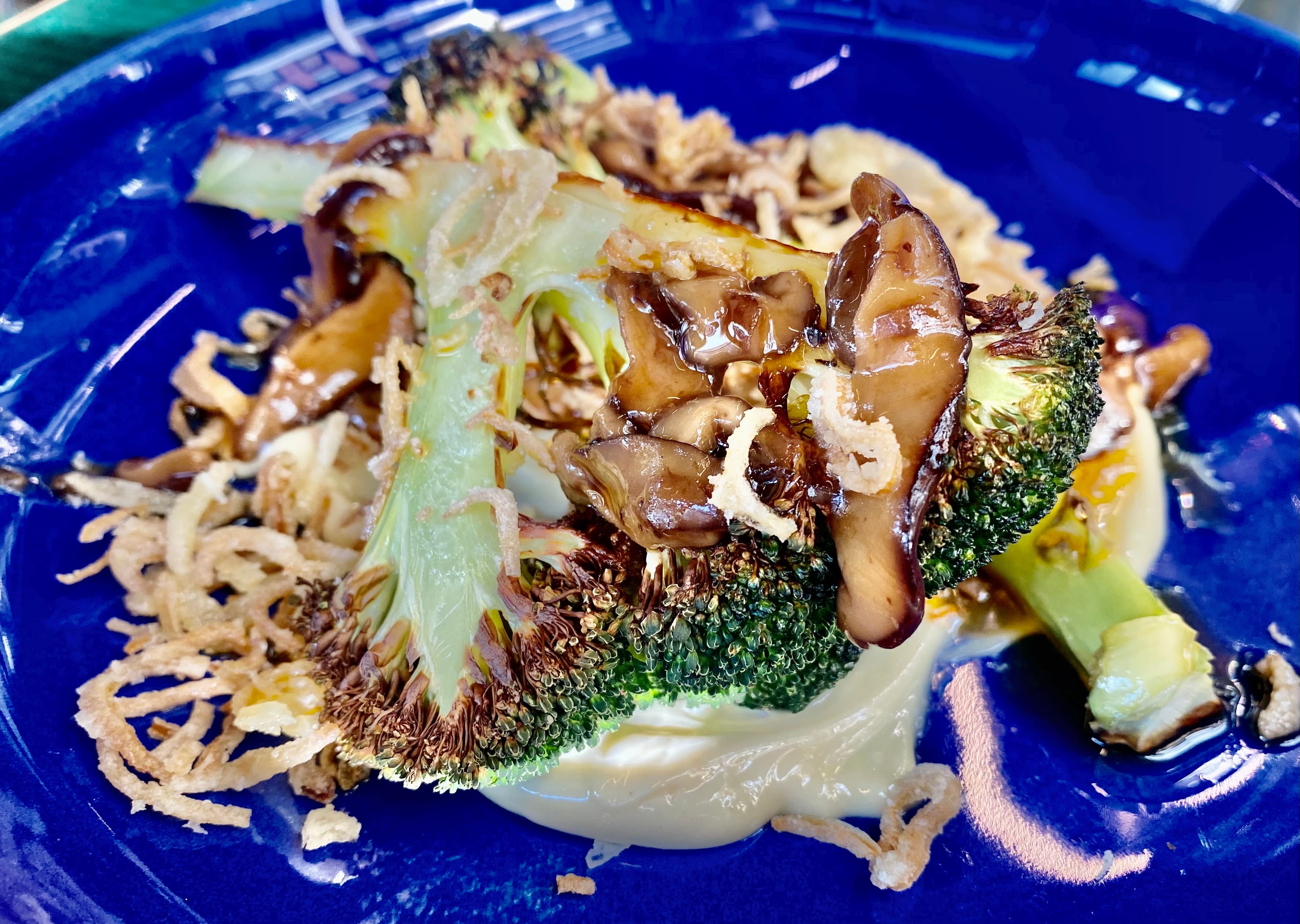 Flott grillet brokkoli. 