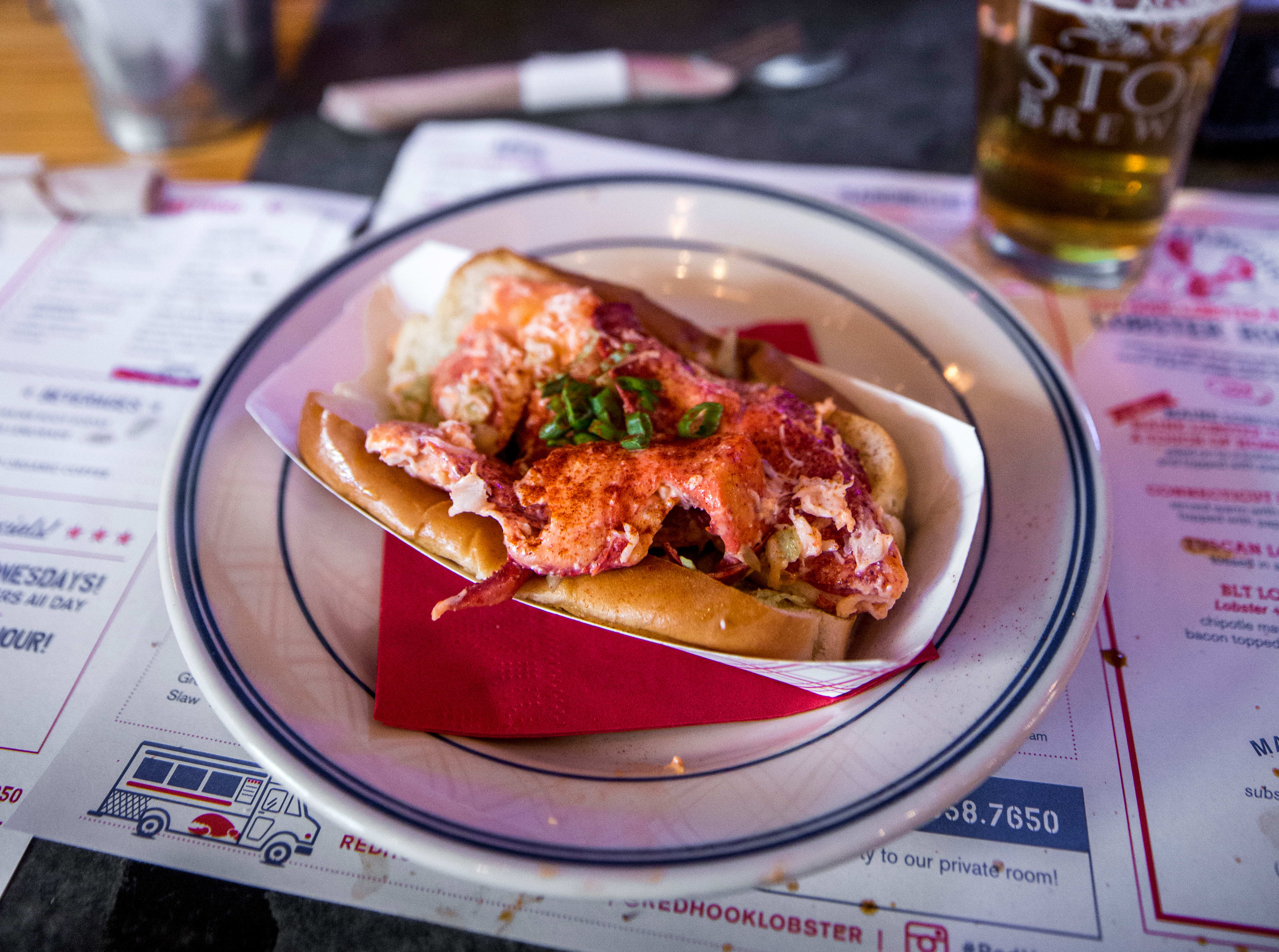 Lobster roll servert på en diner i USA, akkurat det vi savner i Oslo!