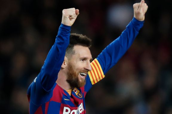 Tre Messi-mål sendte Barcelona til topps