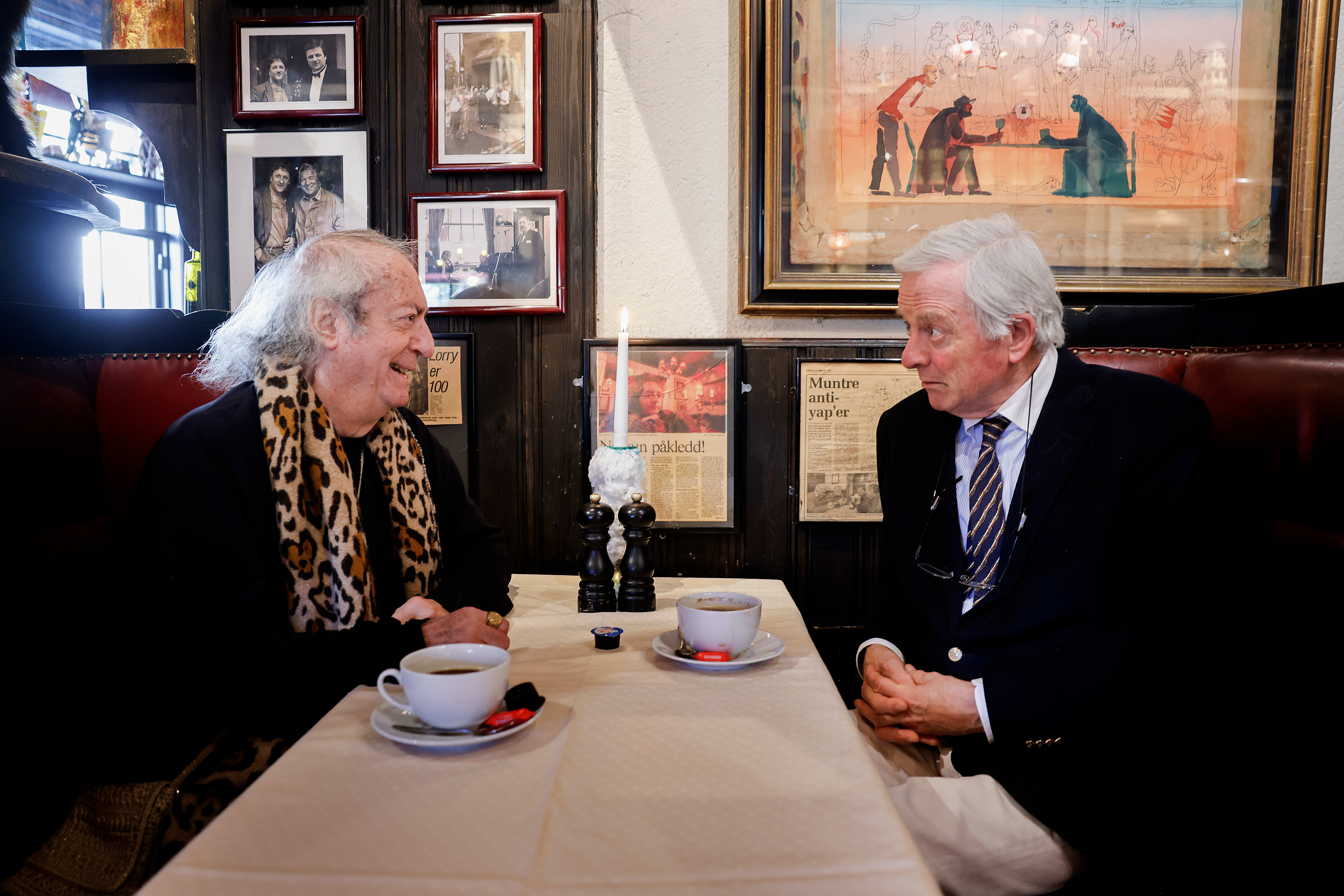 I de 45 årene Karl-Otto Bauer har drevet Lorry, har Maurice Budini vært stamgjest. Det er klart de kjenner hverandre! 