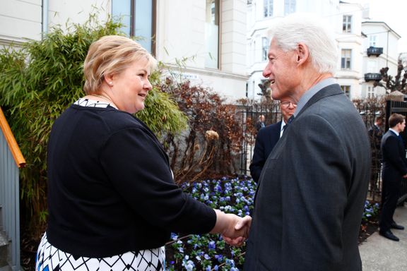 Clinton vil lokke Solberg med på nye klima-initiativ