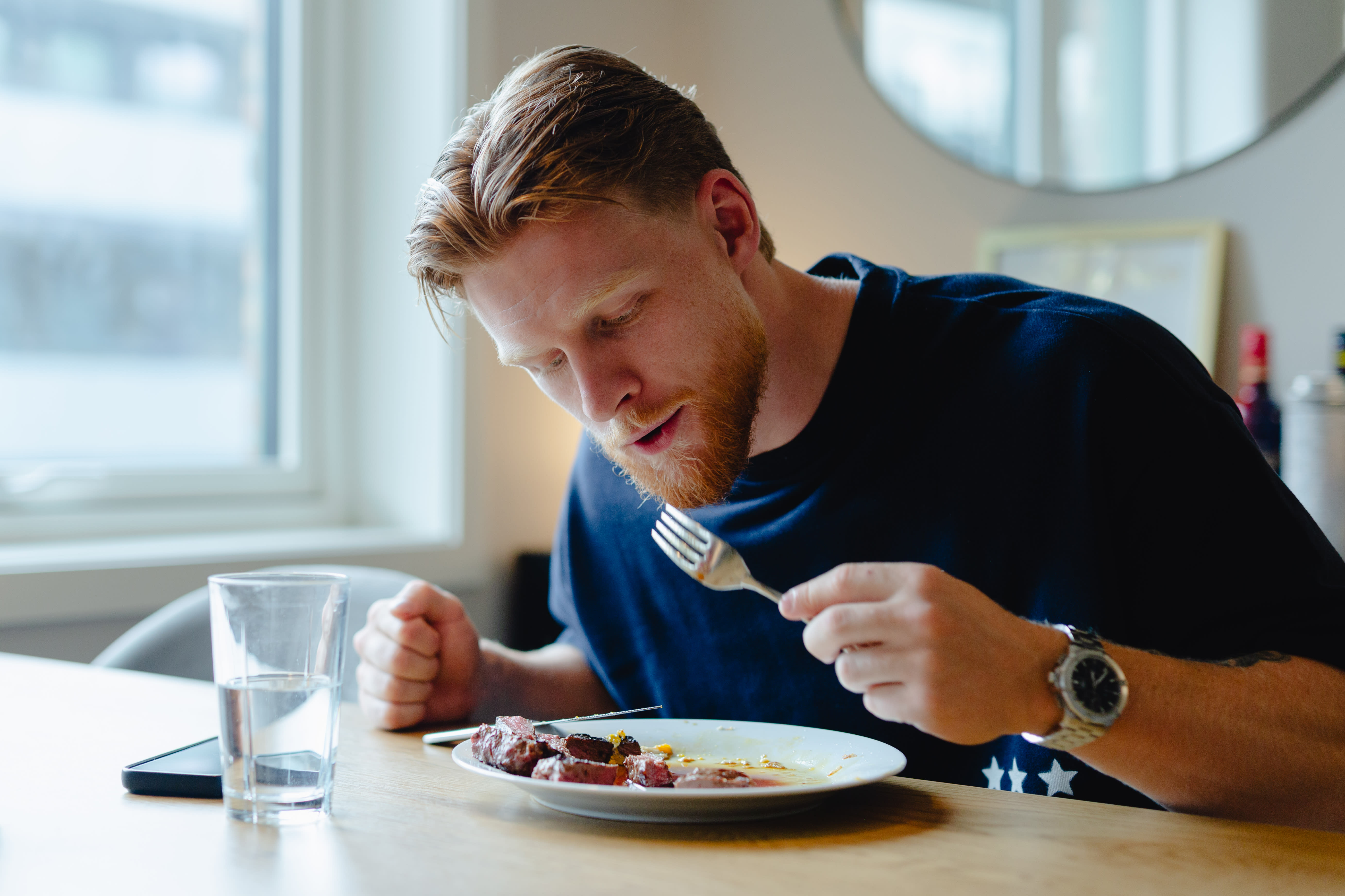 Jopkes favorittrestaurant er Brasília, der man kan spise uendelige mengder med kjøtt. 