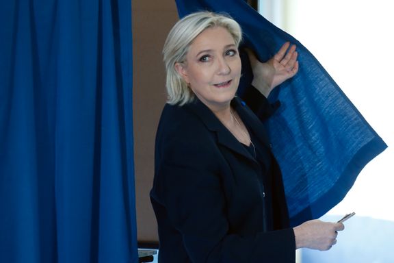 Le Pen sa ingenting - men i byen var det kaos