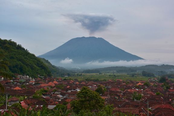 Bali-vulkanens aktivitet har avtatt