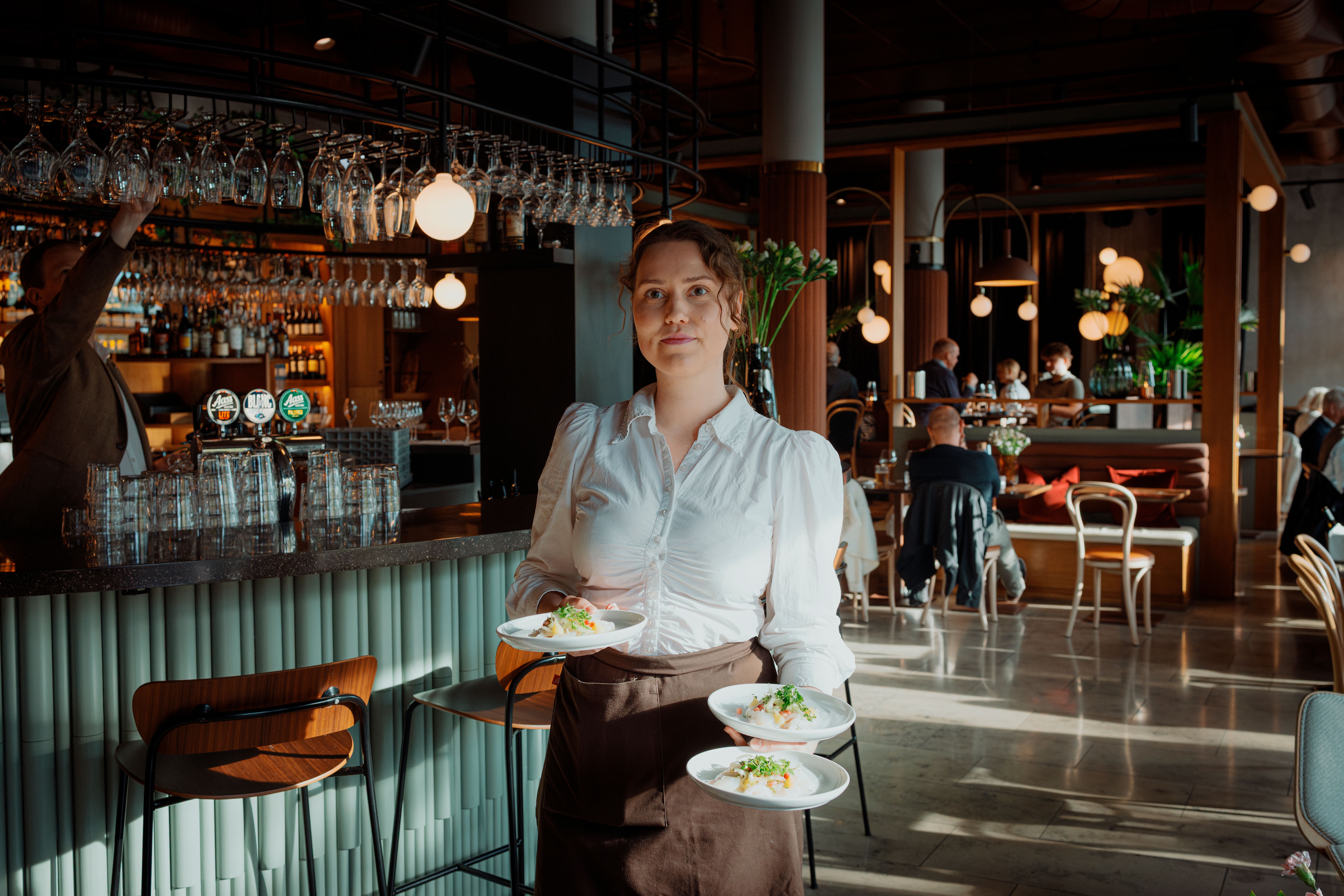 Lyst og hyggelig lokale ved Munchs brygge.