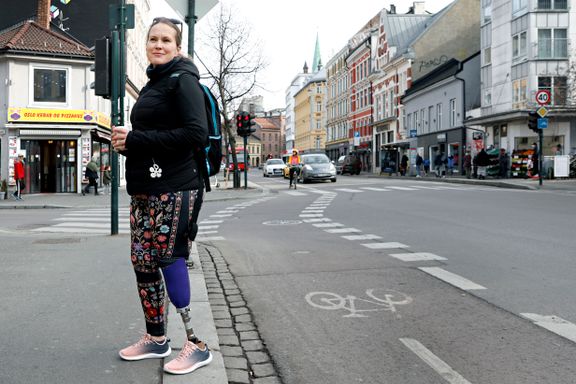 Catrin elsket å tråkke rundt i Oslo. Nå har hun ikke rørt en sykkel siden foten ble knust under en tankbil i fjor.