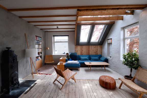 Lun minimalisme: – Da vi fant denne leiligheten, var det kjærlighet ved første blikk