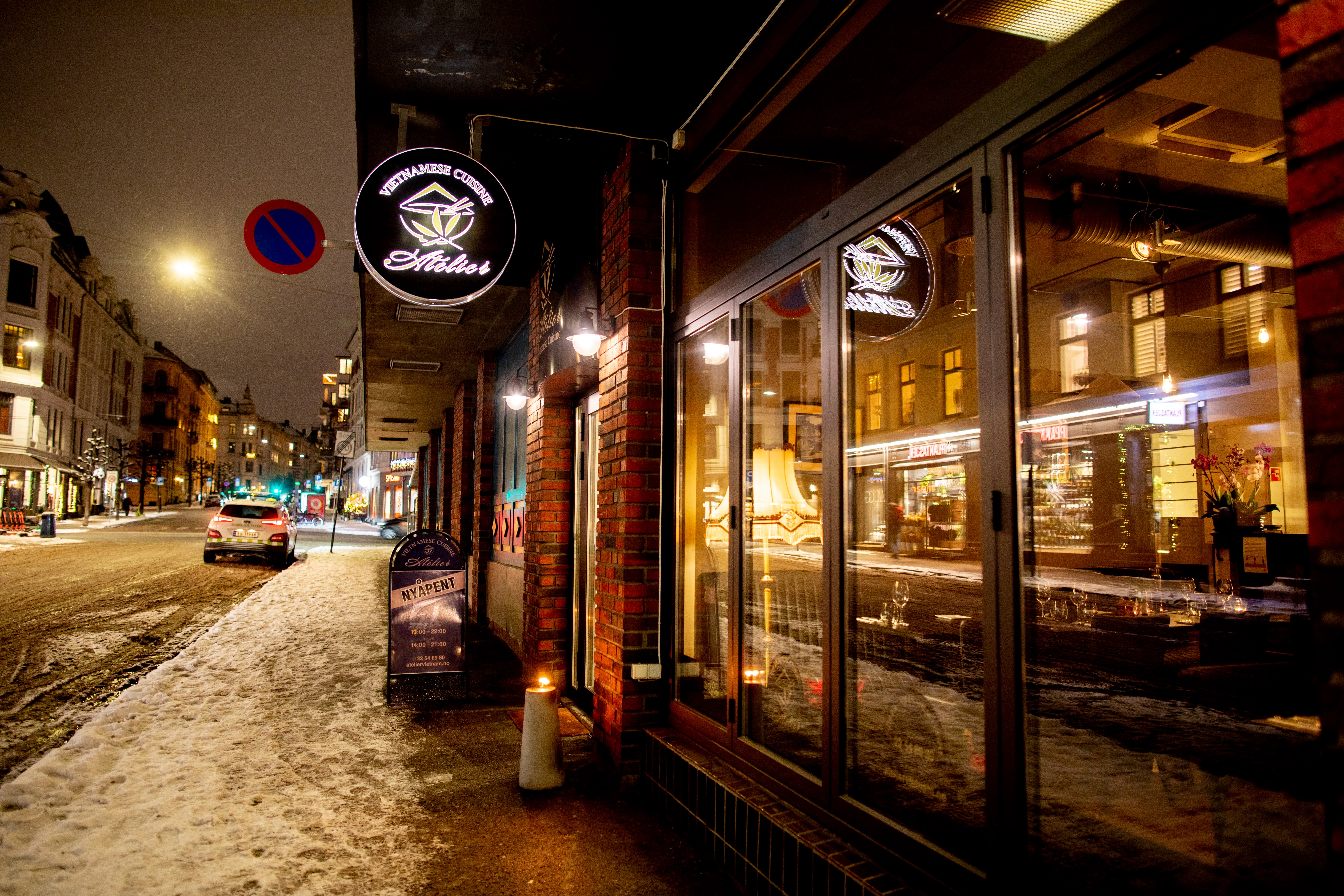 Atelier Vietnamese Cuisine ligger nederst i Skovveien mot Bygdøy allé.