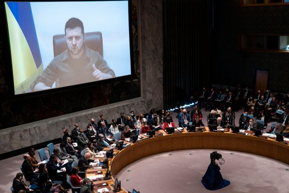 Zelenskyj hardt ut mot Sikkerhetsrådet