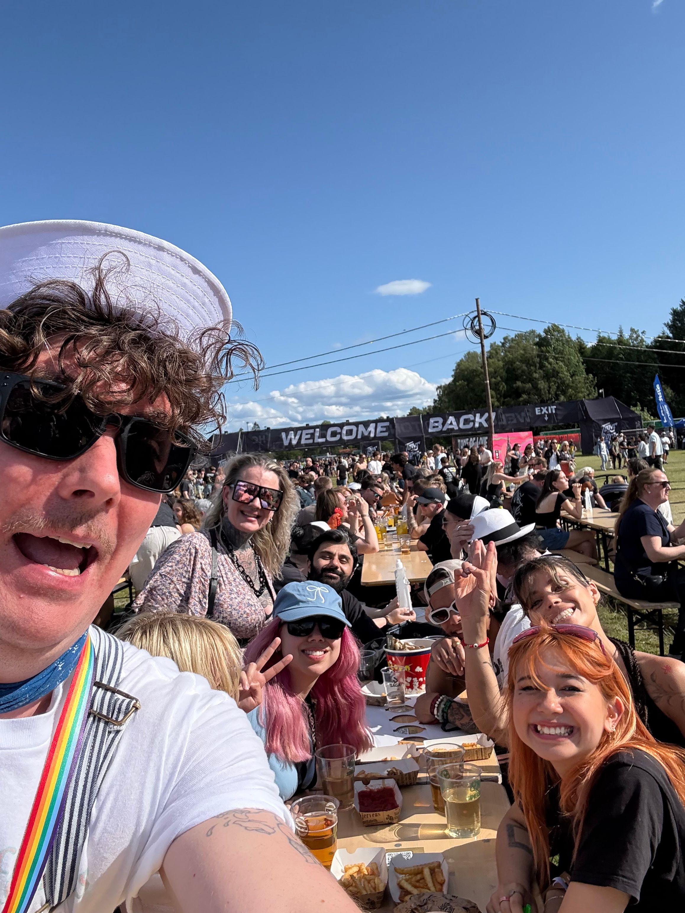 Tatovørene koste seg på festivalen.