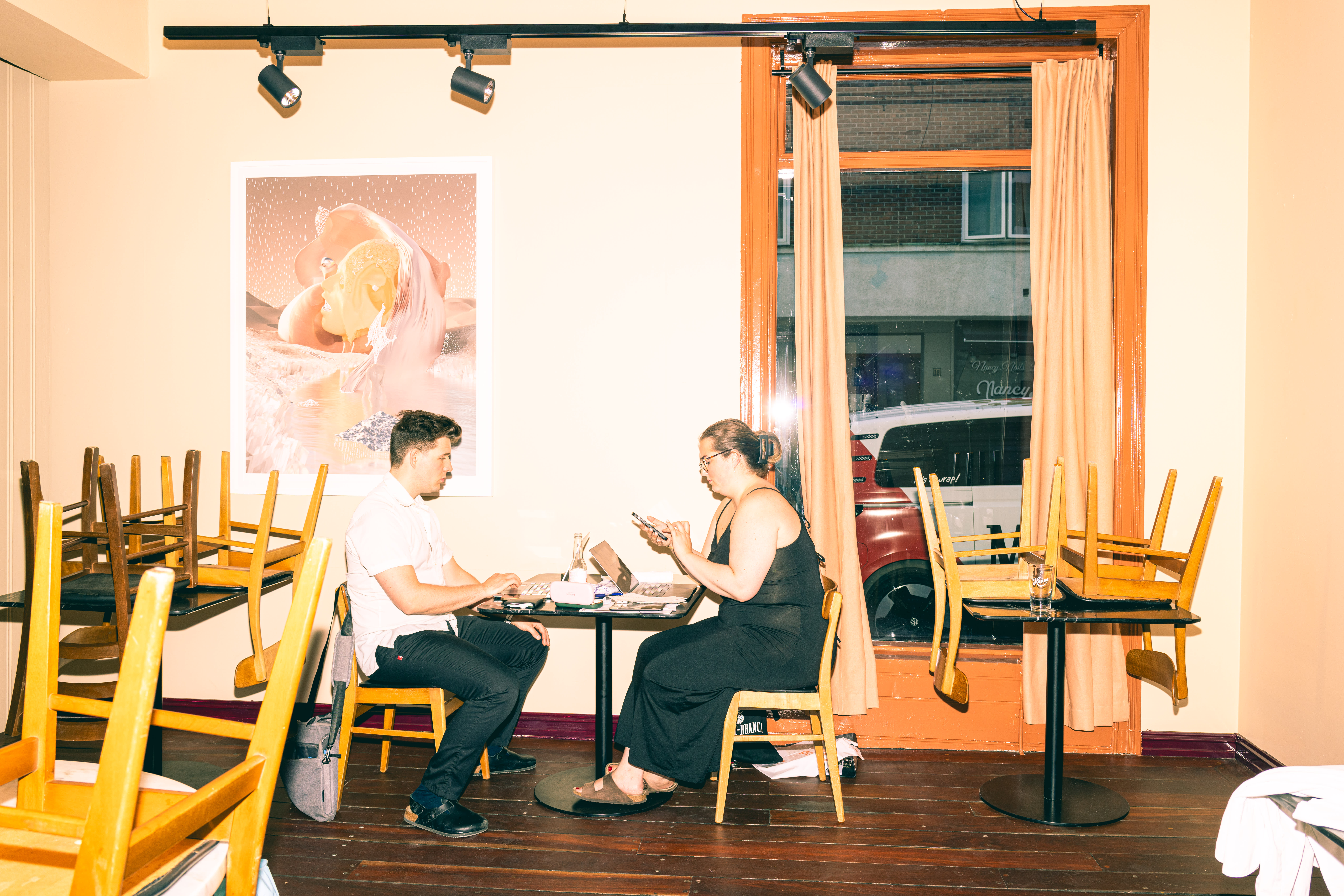 Mens vi venter på gjestene. 