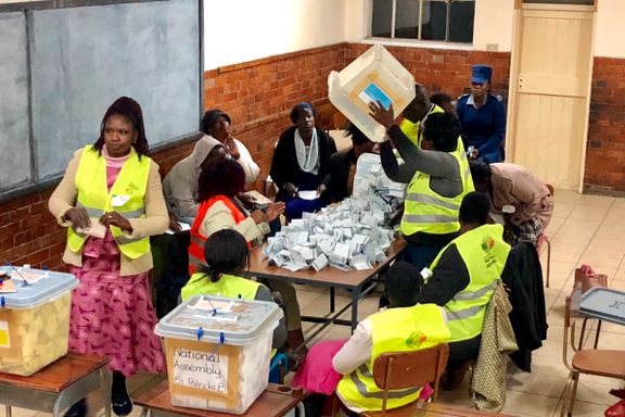 Høy valgdeltagelse i Zimbabwe