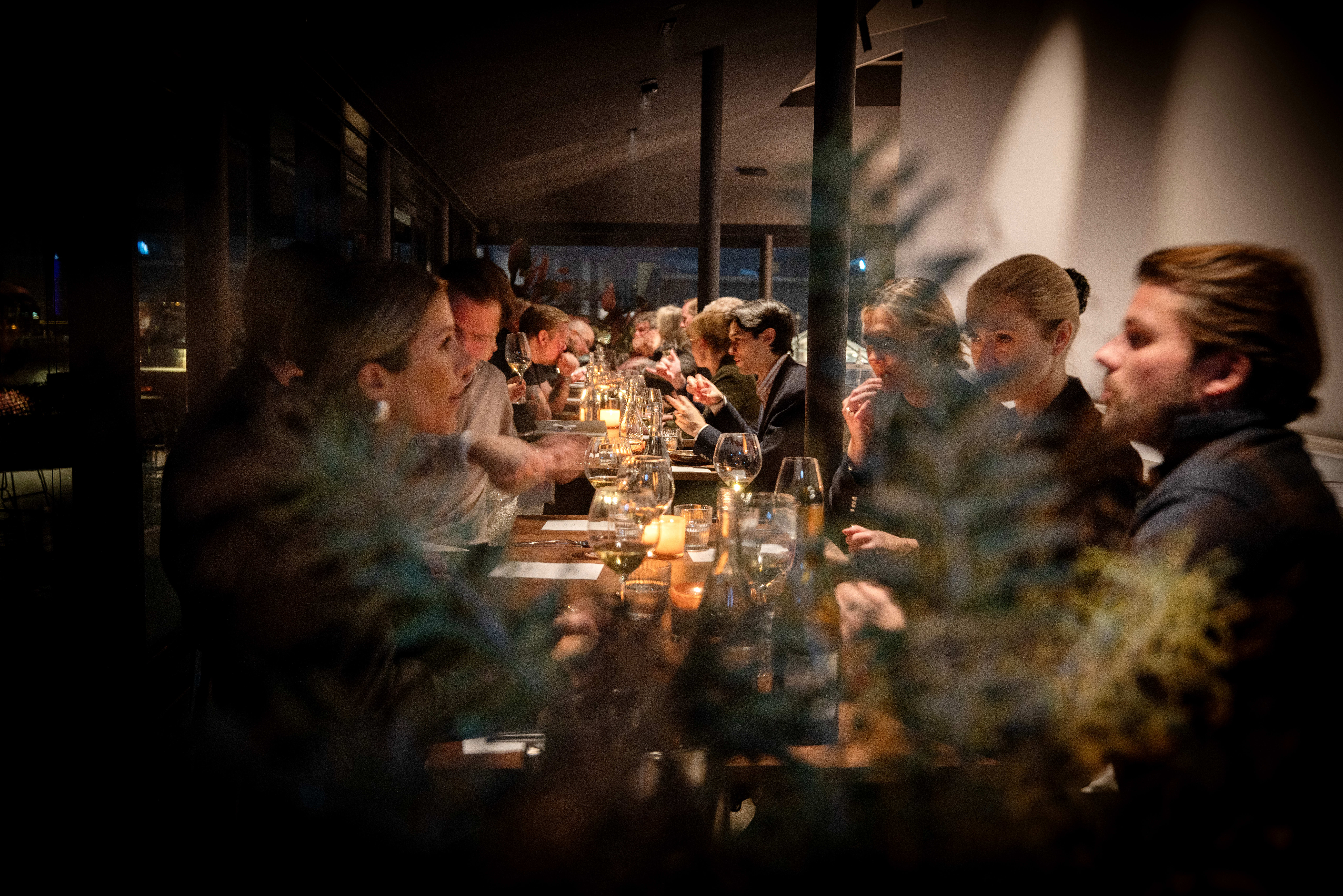 Intimt og hyggelig hos Eero. 