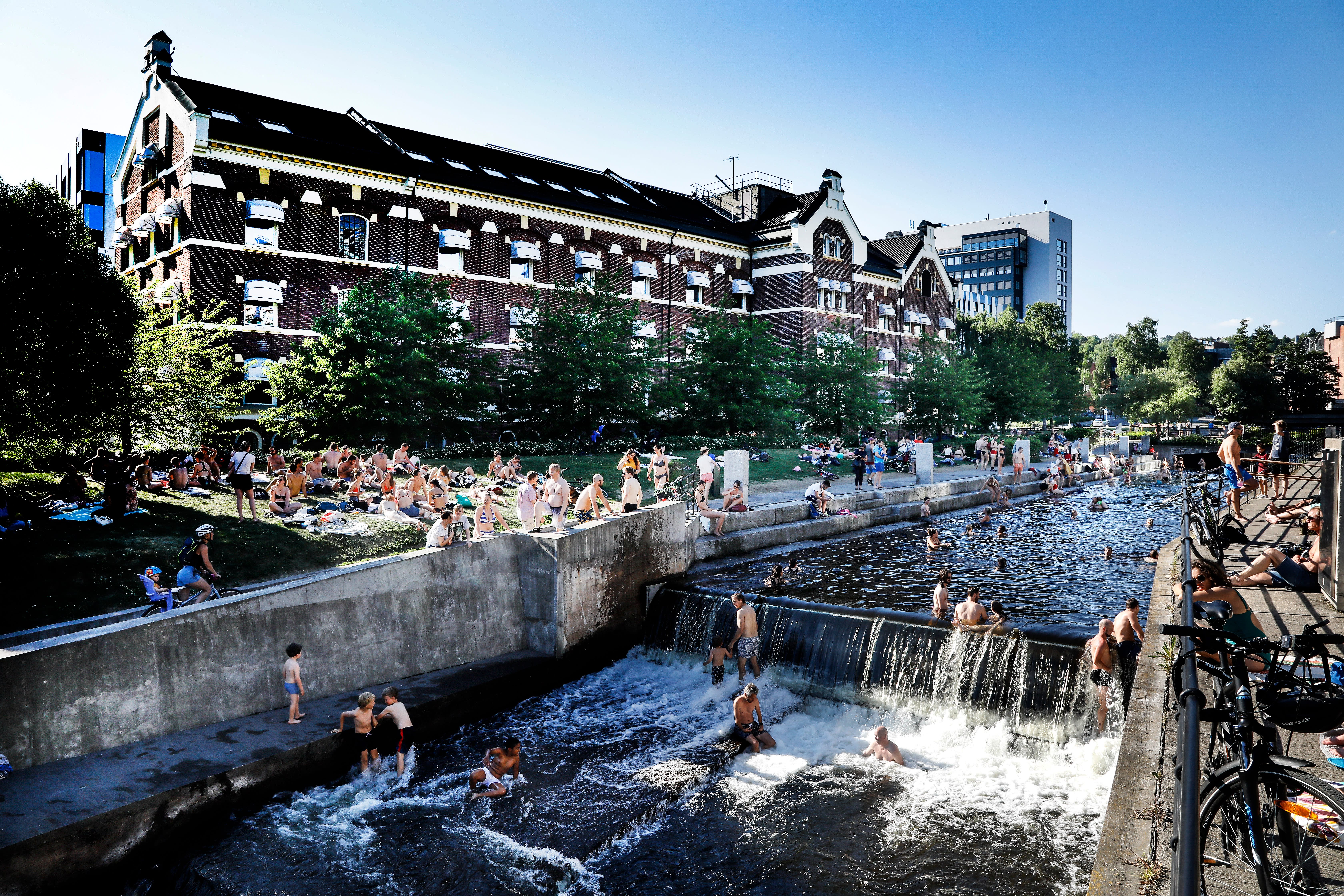 Ved Akerselva i Nydalen. 