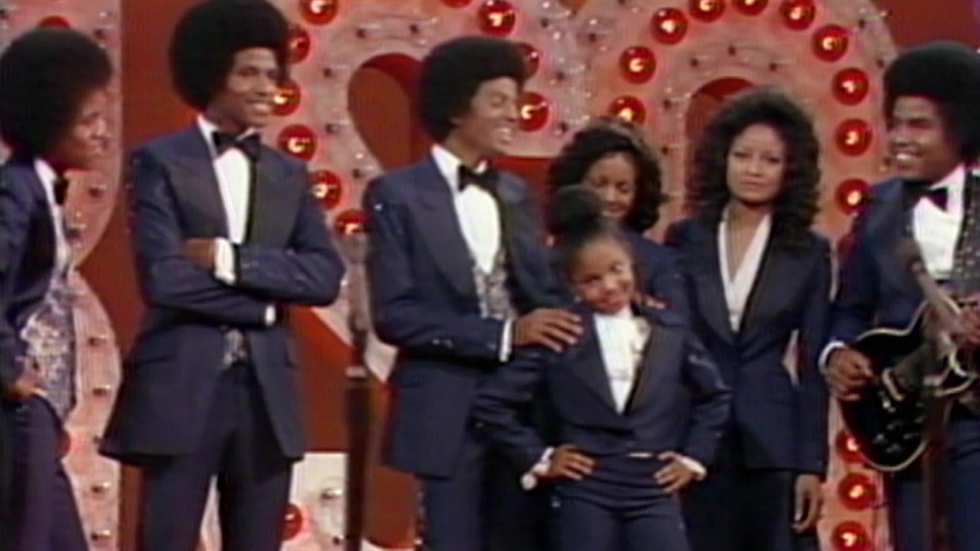 Lillesøster Janet med Jackson 5, storebrødrene hun vokste opp i skyggen av.