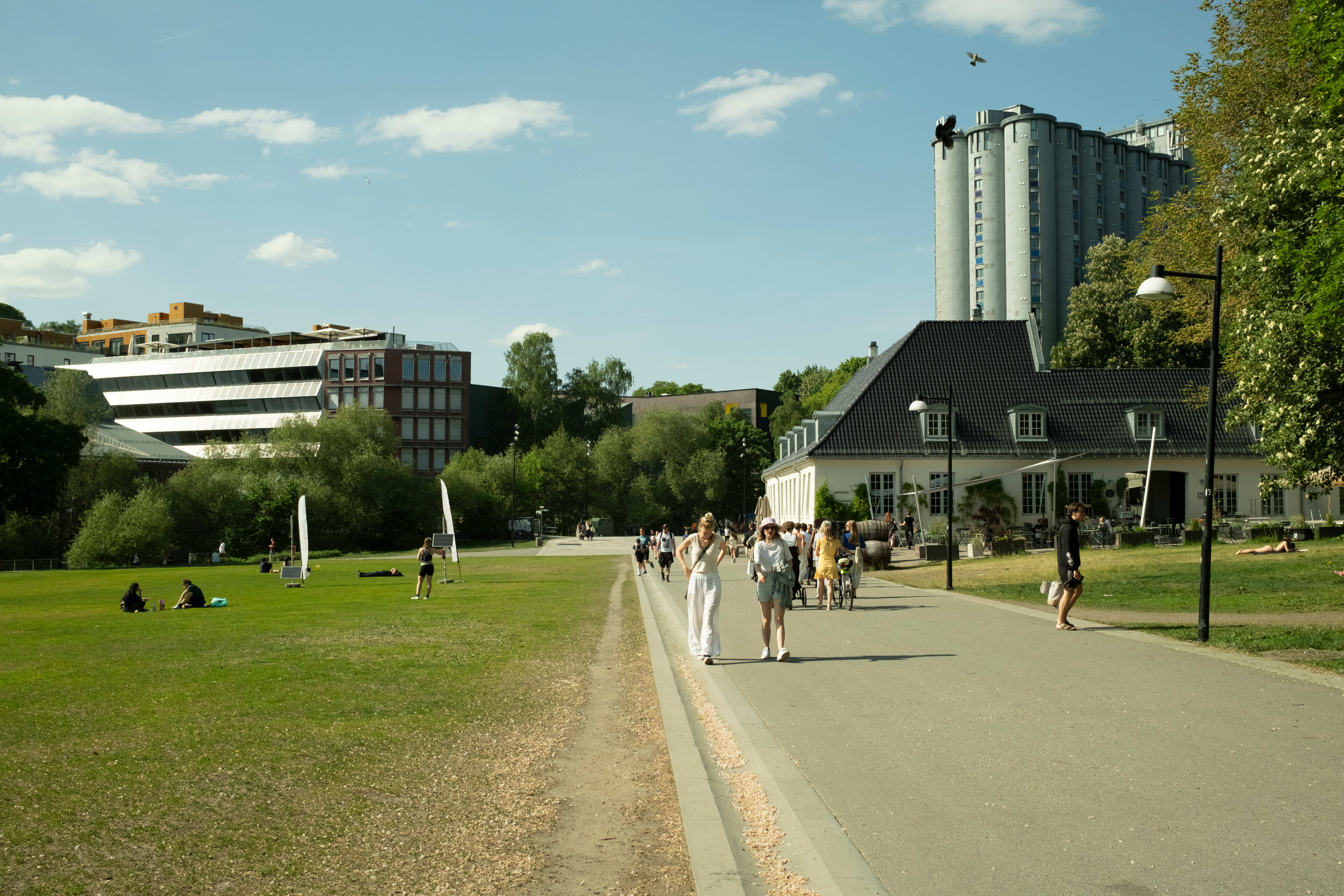 Dette er Nedre Foss park.