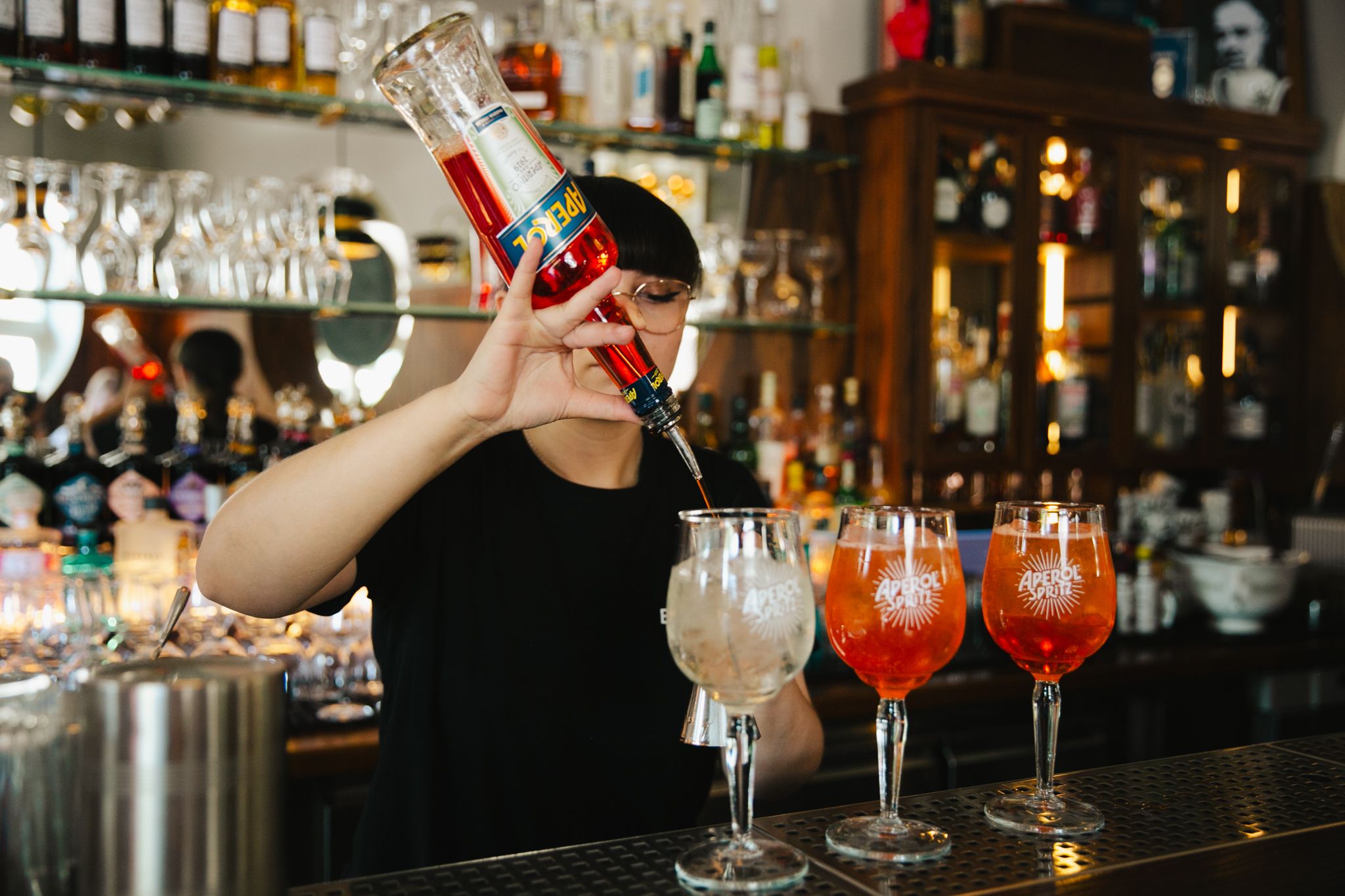 Tatiana Beatriz forteller at Aperol også er hennes favorittdrink.
