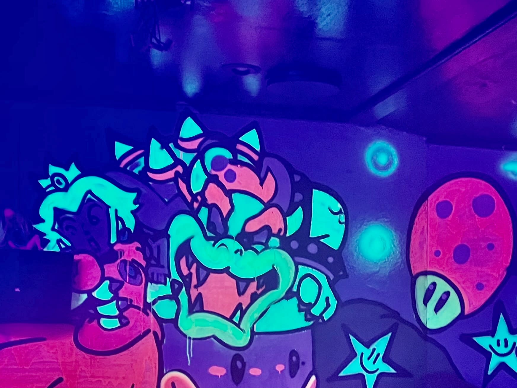 Mange kule detaljer i lokalet. 