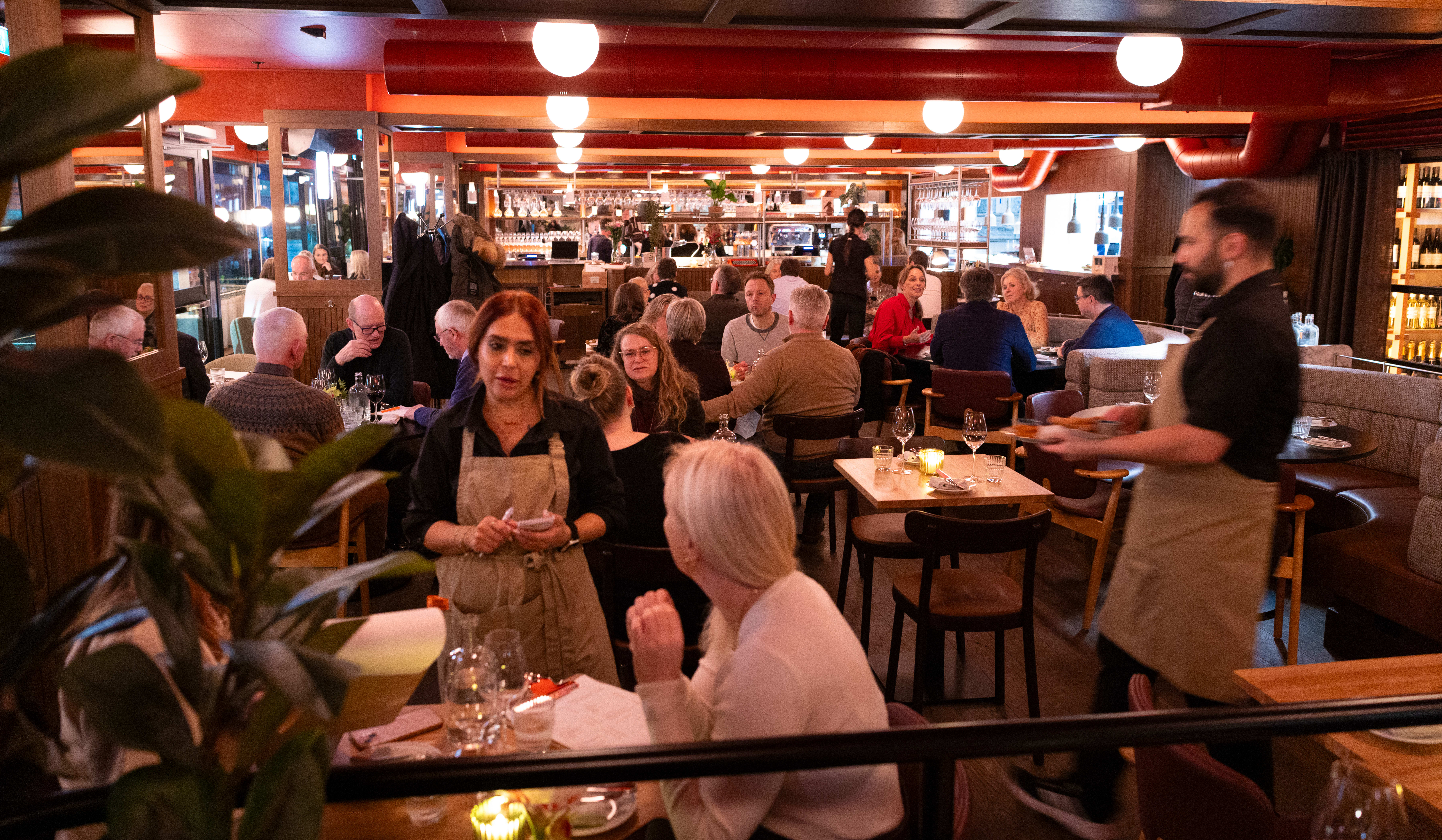 Sentral plassering = mye folk innom.