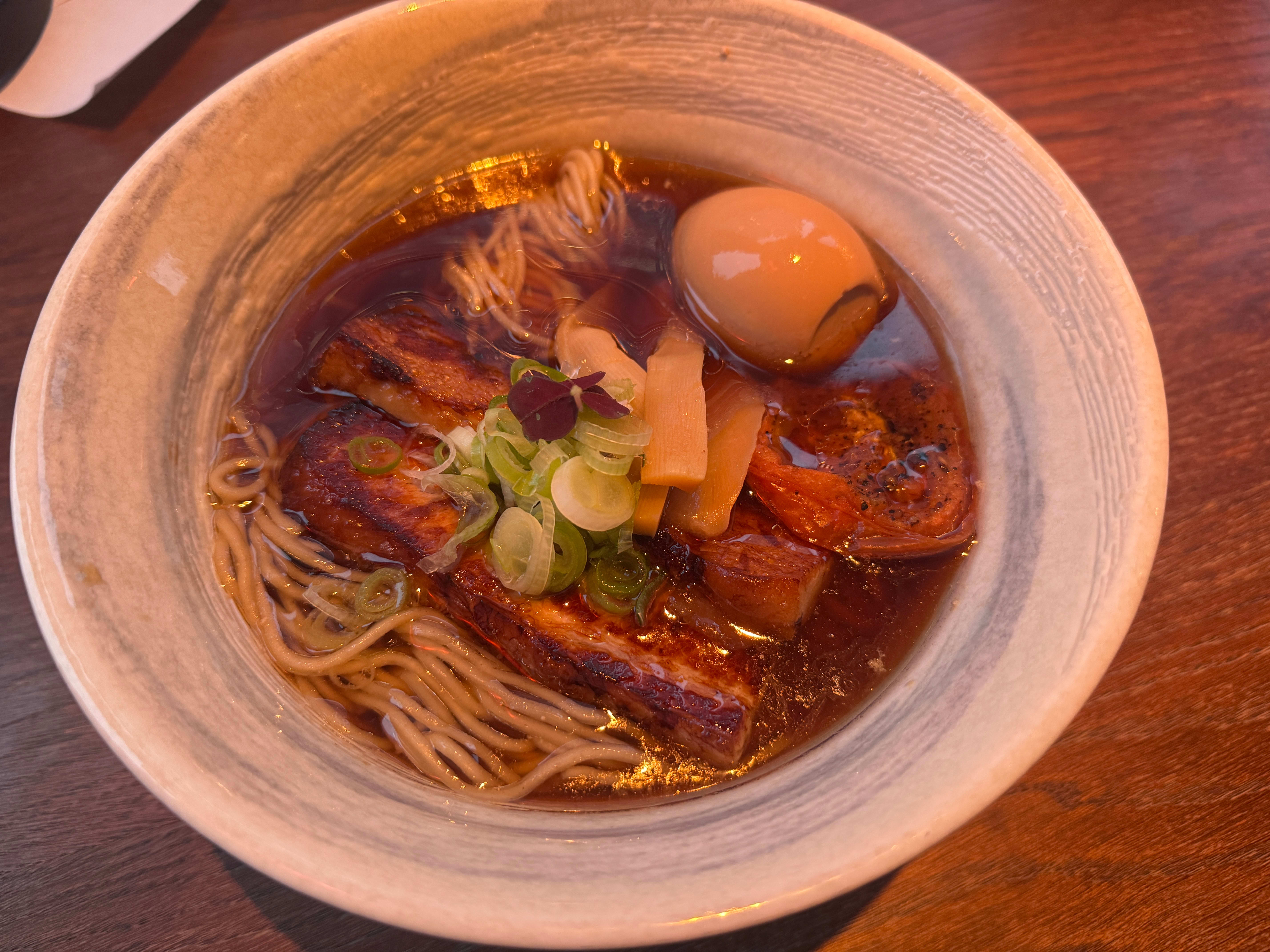 Dette mobilbildet får ikke frem hvor godt retten smakte.