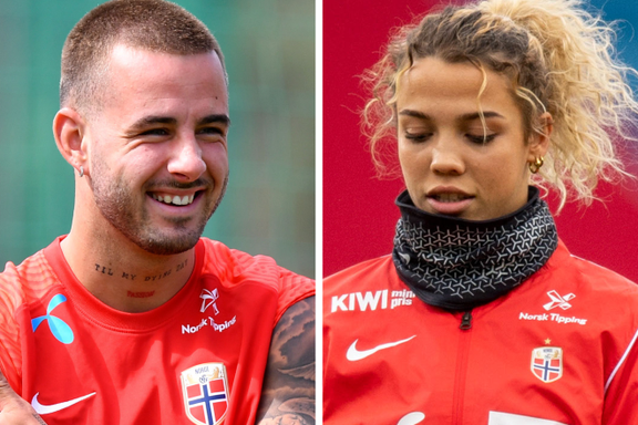 Fotball-Norges nye superpar: Aron Dønnum og Celin Bizet Ildhusøy